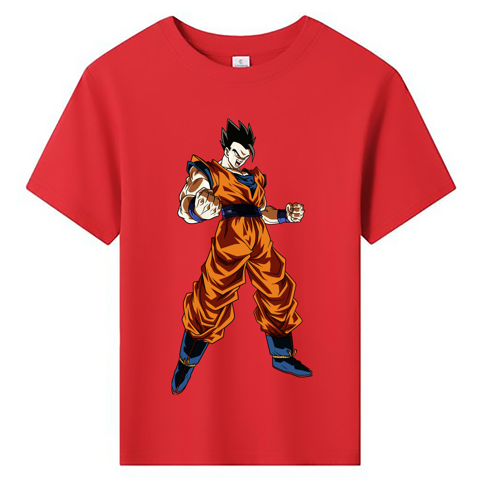 （画像用） ドラゴンボール 孫 悟飯（そんごはん）DRAGON BALL Son Gohan 綿100％キッズTシャツ（フロントプリント）