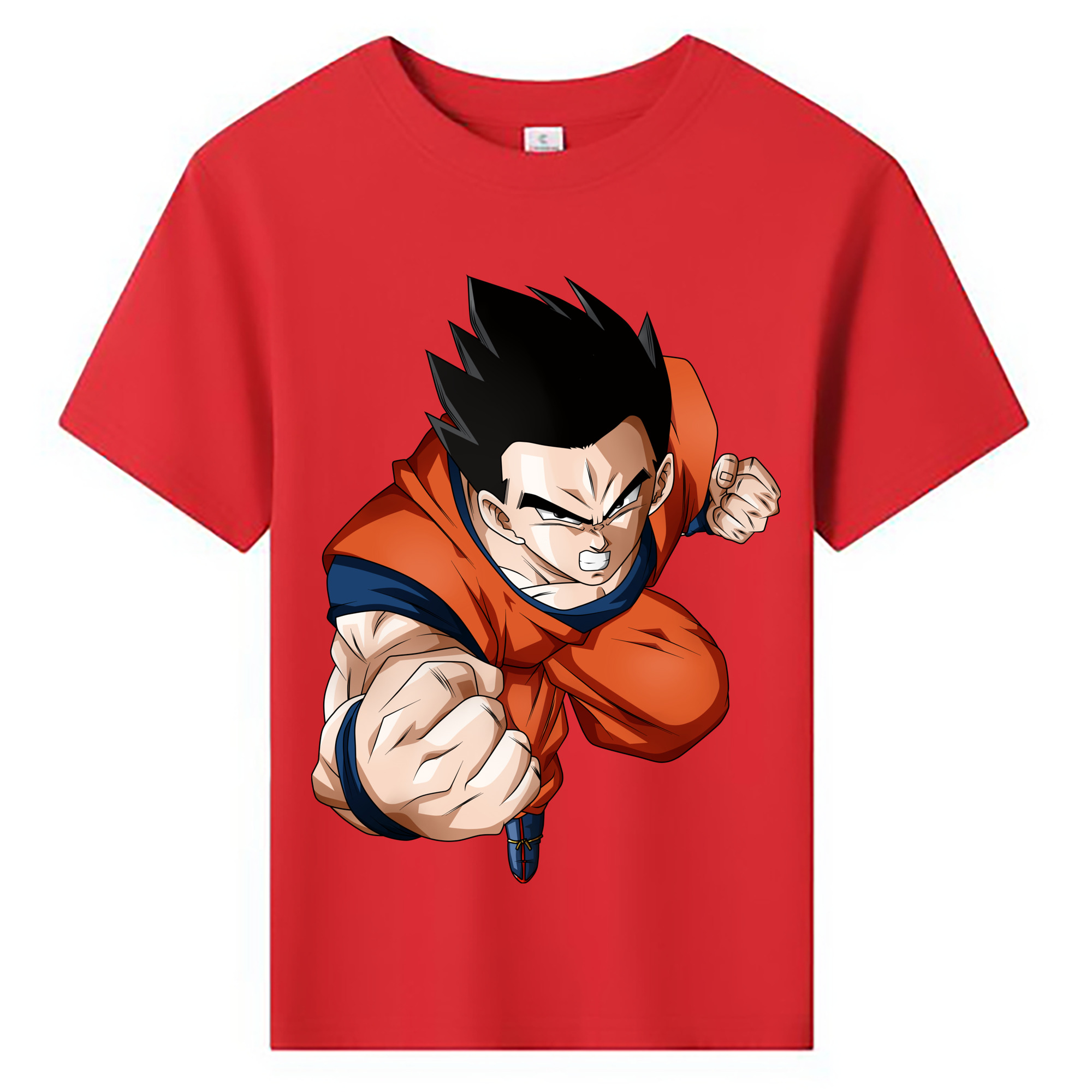 （画像用） ドラゴンボール 孫 悟飯（そんごはん）DRAGON BALL Son Gohan 綿100％キッズTシャツ（フロントプリント）
