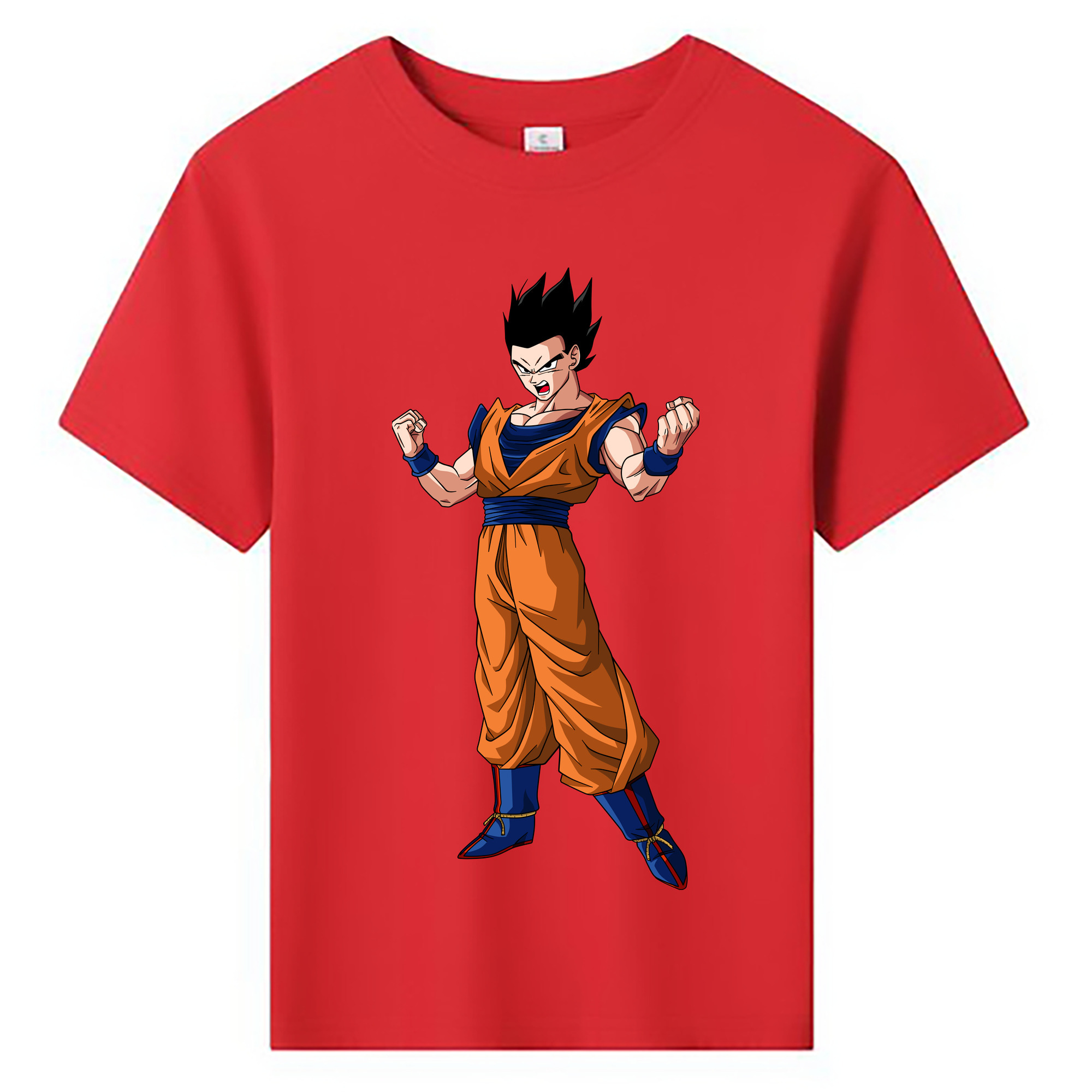 （画像用） ドラゴンボール 孫 悟飯（そんごはん）DRAGON BALL Son Gohan 綿100％キッズTシャツ（フロントプリント）