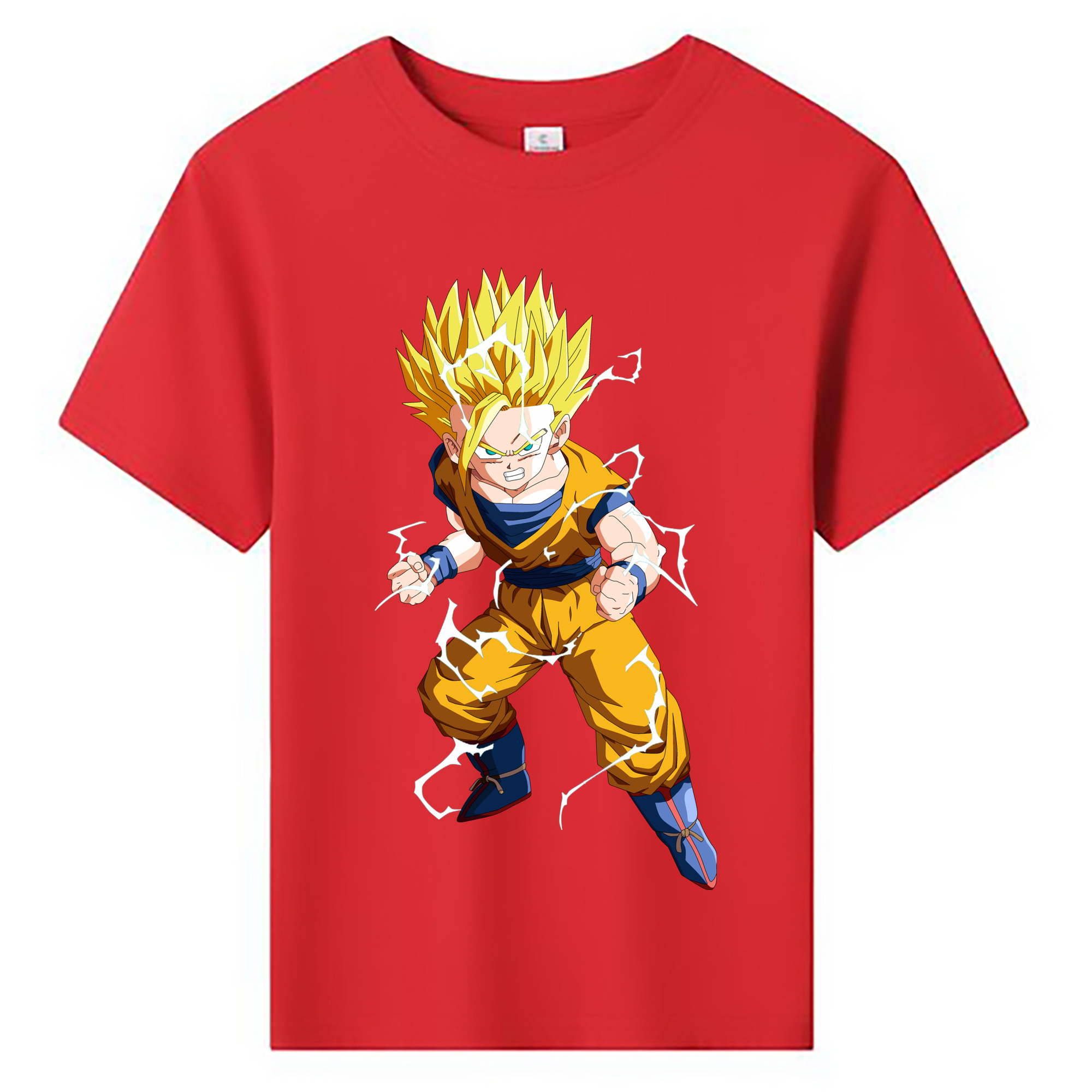 （画像用） ドラゴンボール 孫 悟飯（そんごはん）DRAGON BALL Son Gohan 綿100％キッズTシャツ（フロントプリント）