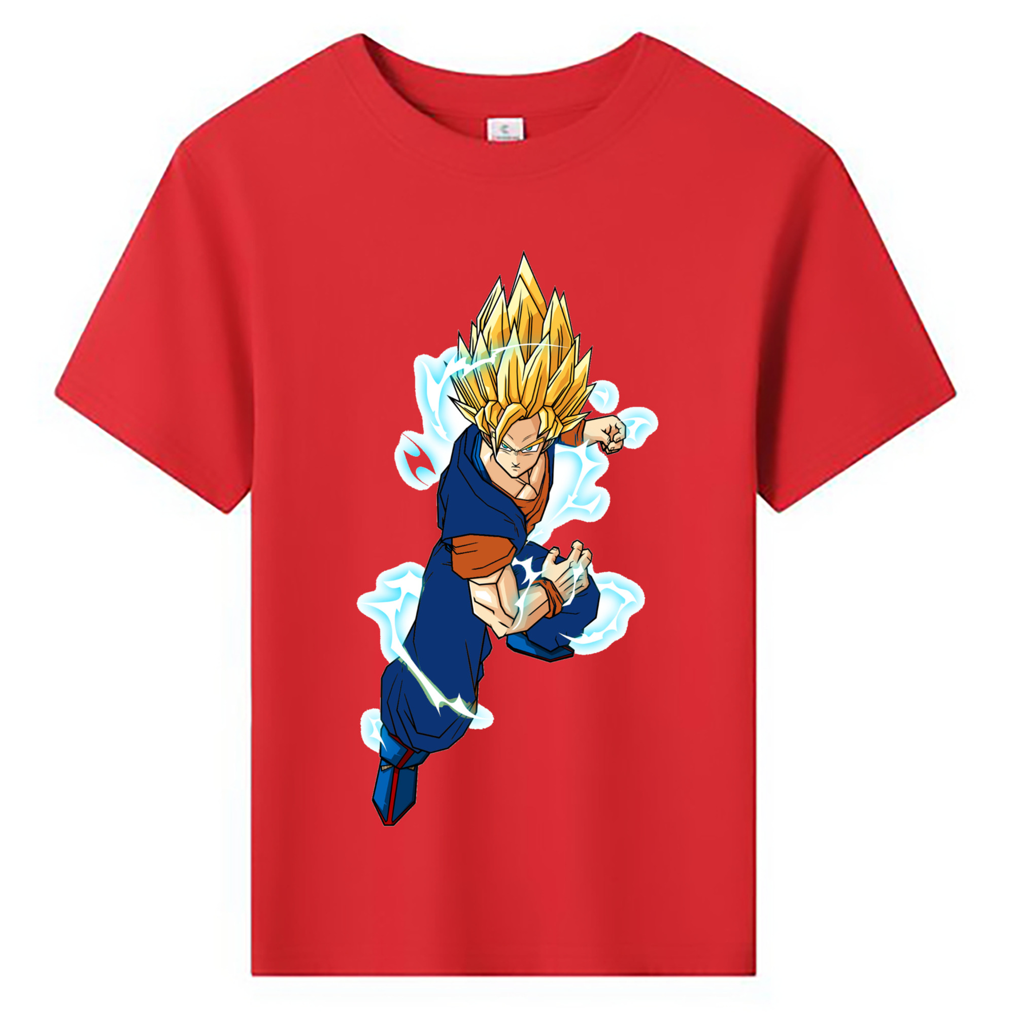 （画像用） ドラゴンボール 孫 悟飯（そんごはん）DRAGON BALL Son Gohan 綿100％キッズTシャツ（フロントプリント）