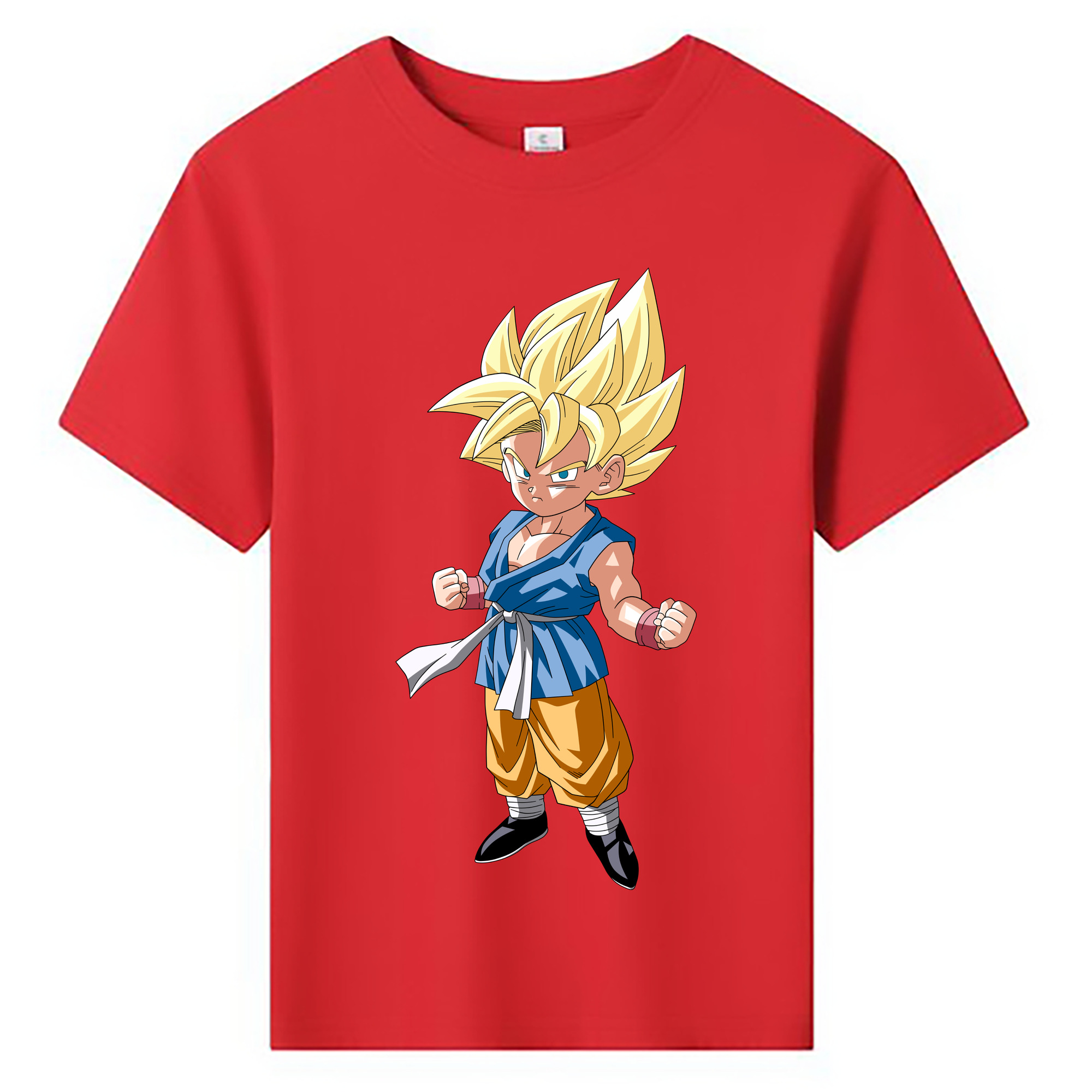 （画像用） ドラゴンボール 孫 悟飯（そんごはん）DRAGON BALL Son Gohan 綿100％キッズTシャツ（フロントプリント）