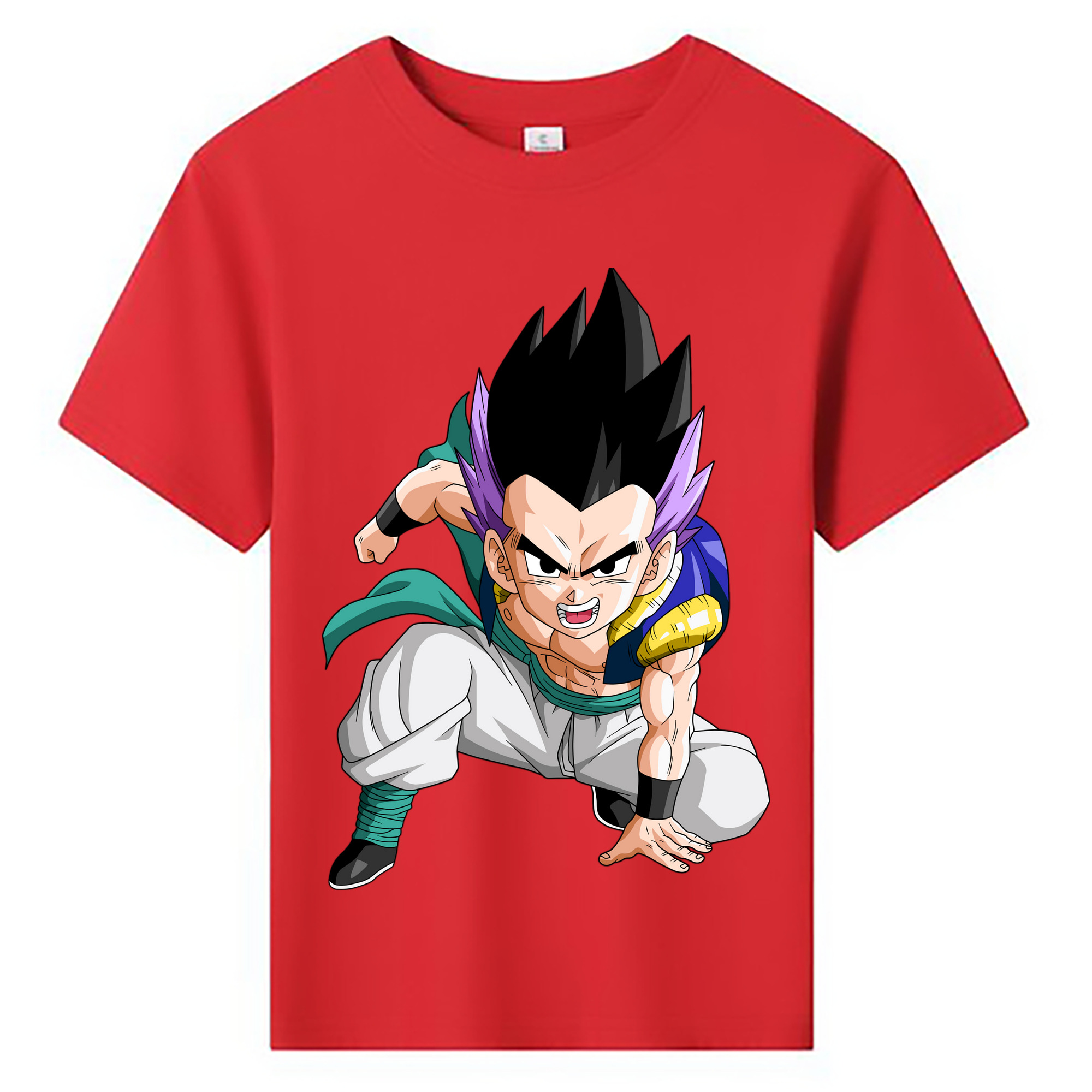 （画像用） ドラゴンボール 孫 悟飯（そんごはん）DRAGON BALL Son Gohan 綿100％キッズTシャツ（フロントプリント）