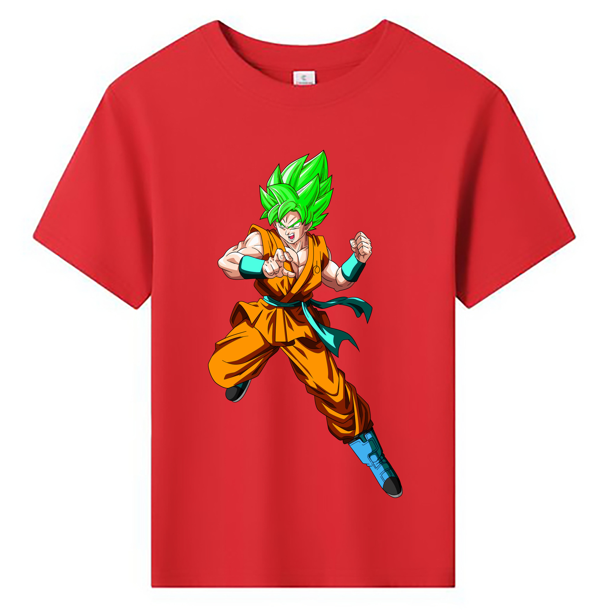 （画像用） ドラゴンボール 孫 悟飯（そんごはん）DRAGON BALL Son Gohan 綿100％キッズTシャツ（フロントプリント）