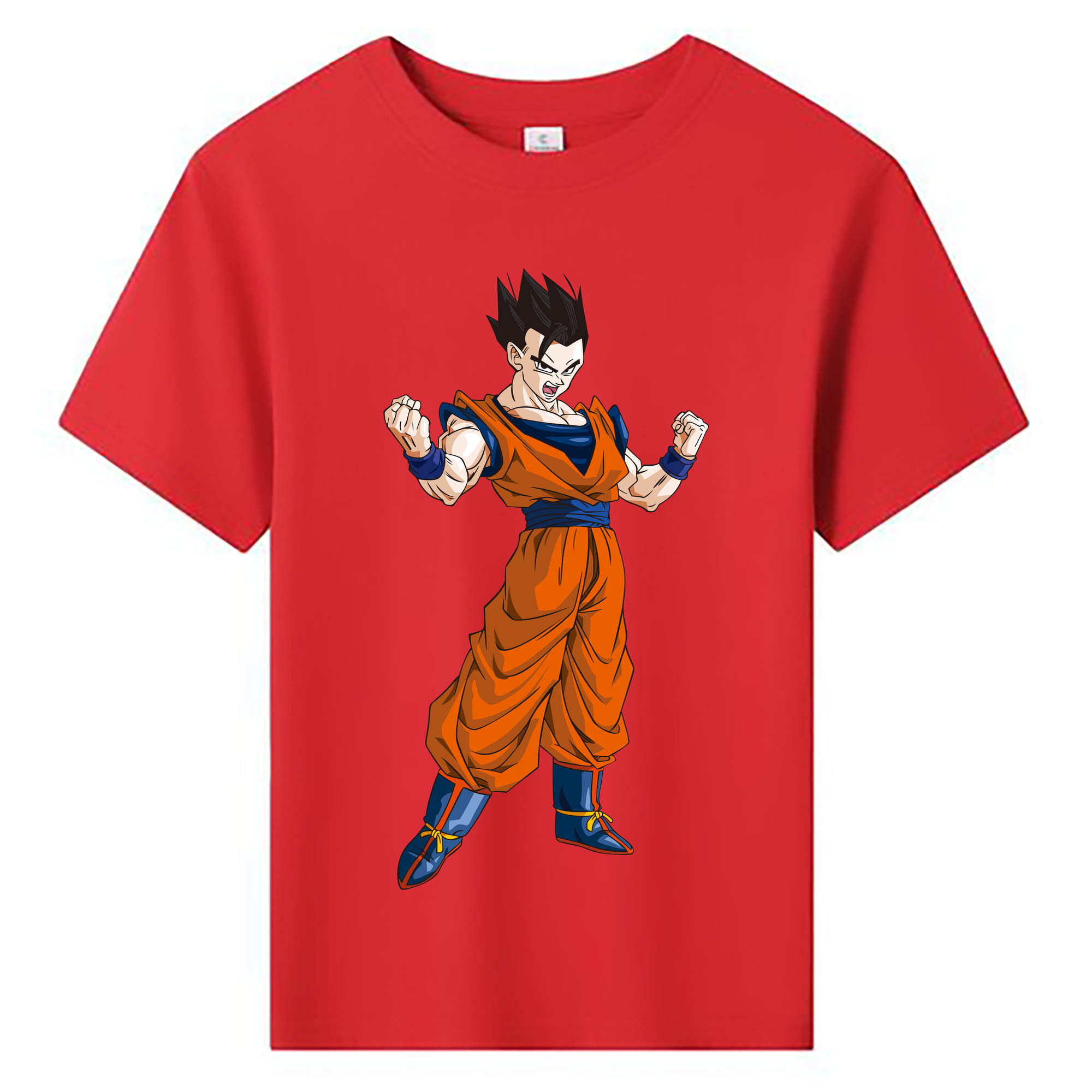 （画像用） ドラゴンボール 孫 悟飯（そんごはん）DRAGON BALL Son Gohan 綿100％キッズTシャツ（フロントプリント）