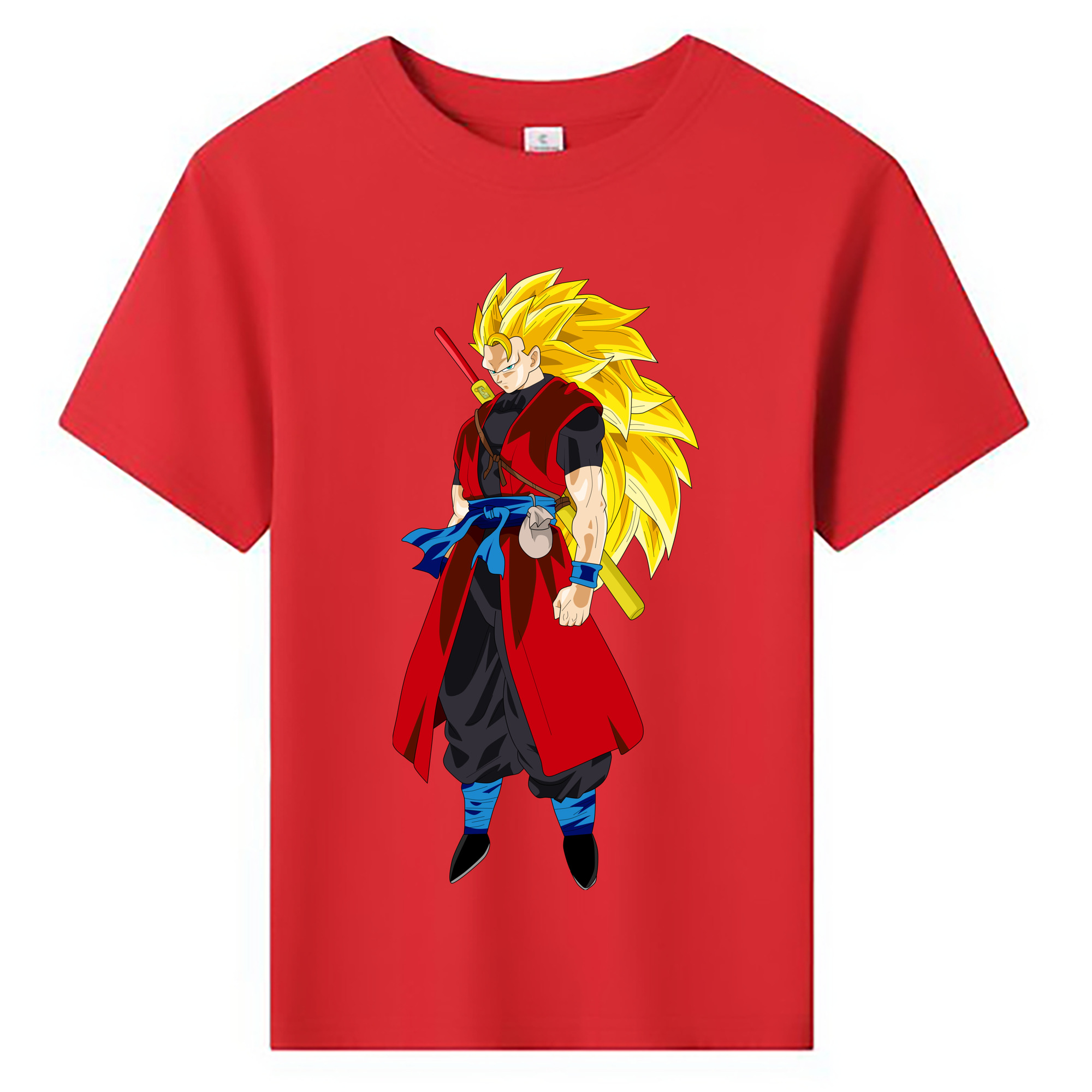 （画像用） ドラゴンボール トランクス（Torankusu）DRAGON BALL Trunks 綿100％キッズTシャツ（フロントプリント）