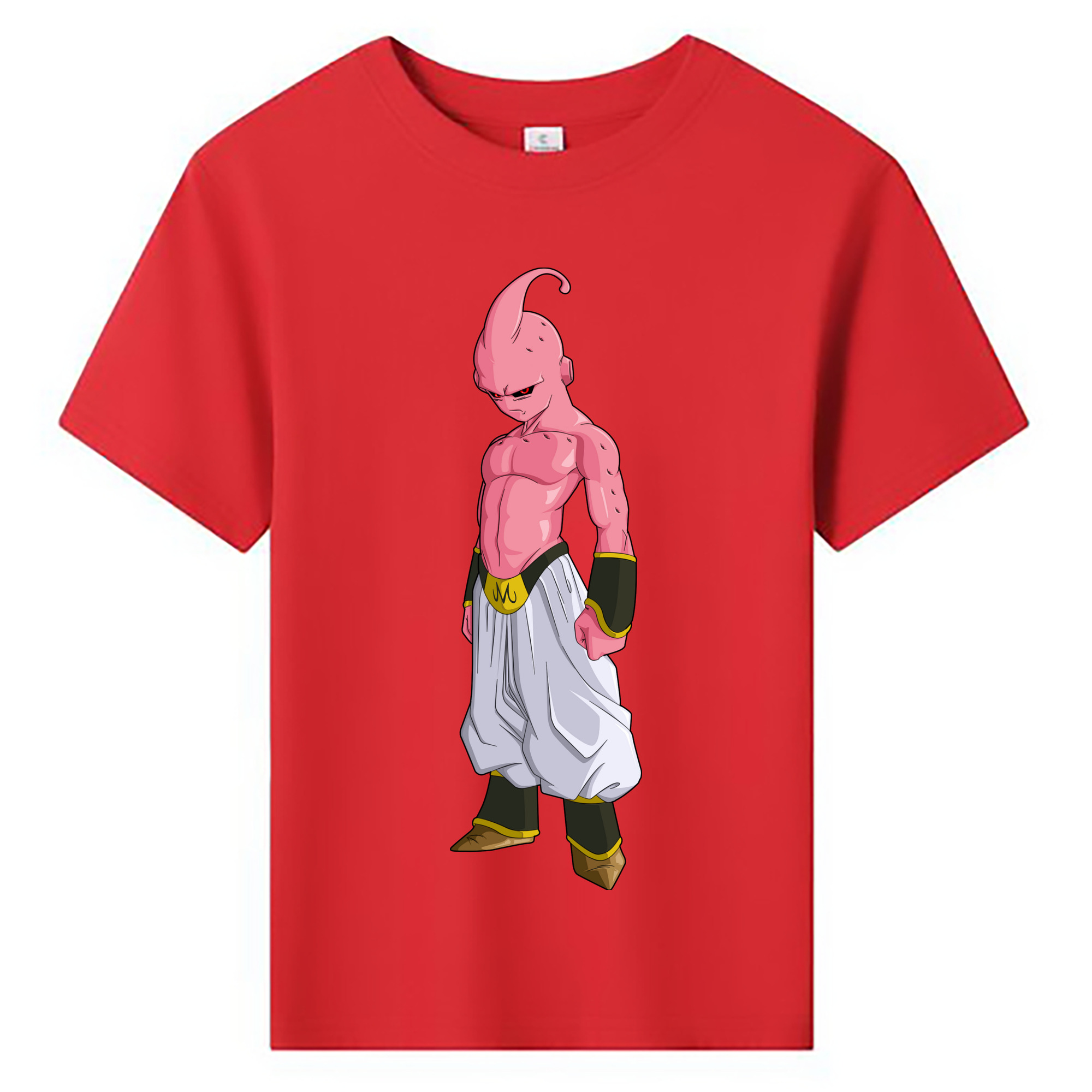 （画像用） ドラゴンボール 魔人ブウ DRAGON BALL Majin Buu 綿100％キッズTシャツ（フロントプリント）