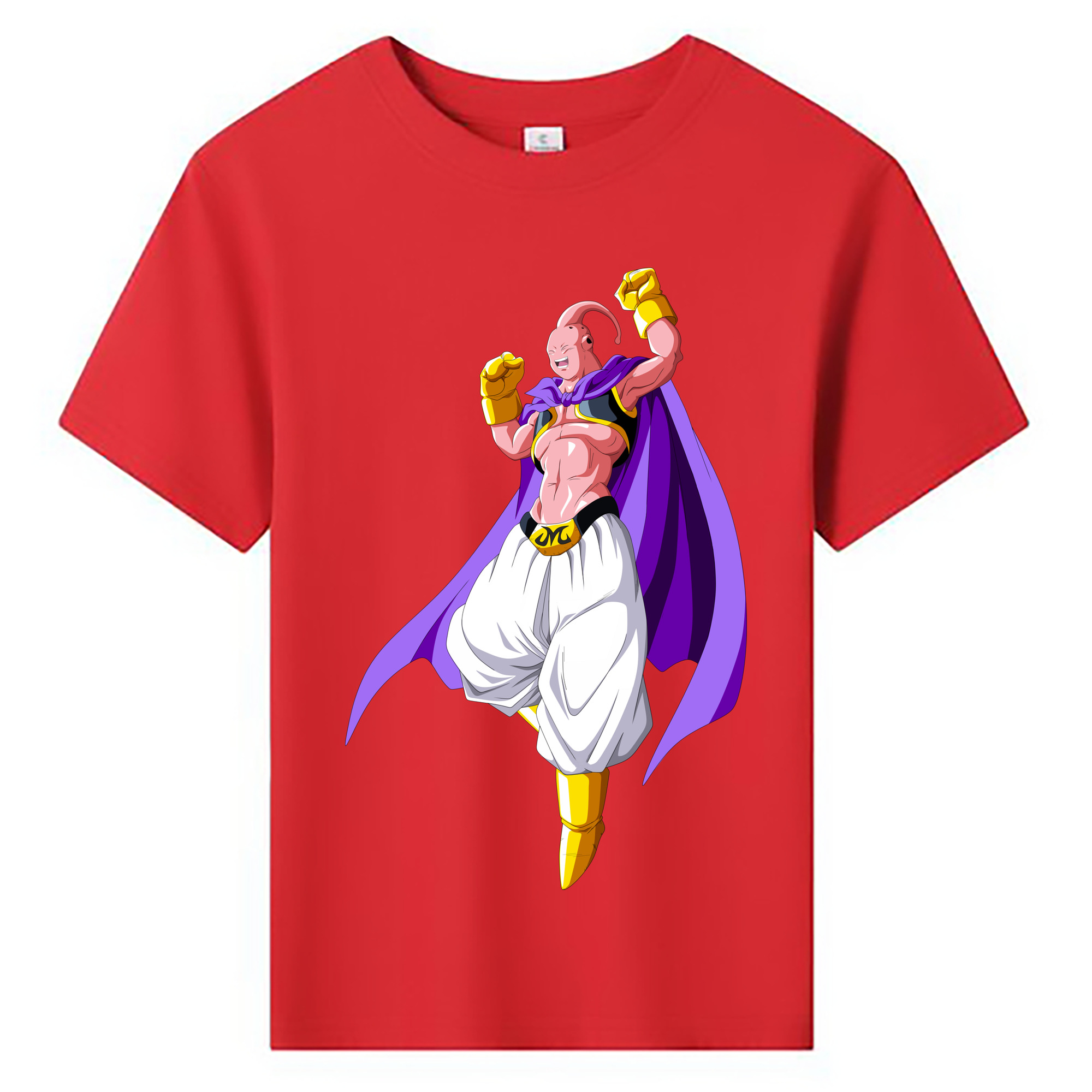 （画像用） ドラゴンボール 魔人ブウ DRAGON BALL Majin Buu 綿100％キッズTシャツ（フロントプリント）