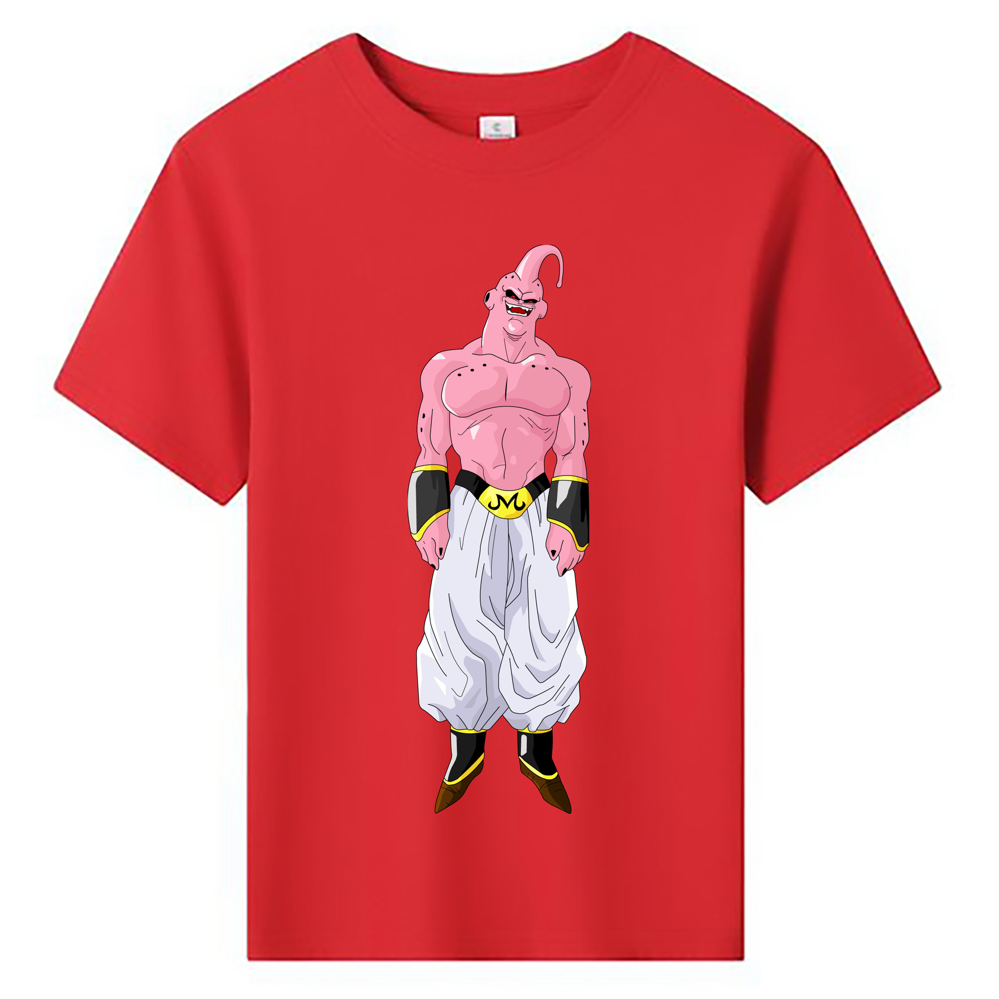 （画像用） ドラゴンボール 魔人ブウ DRAGON BALL Majin Buu 綿100％キッズTシャツ（フロントプリント）
