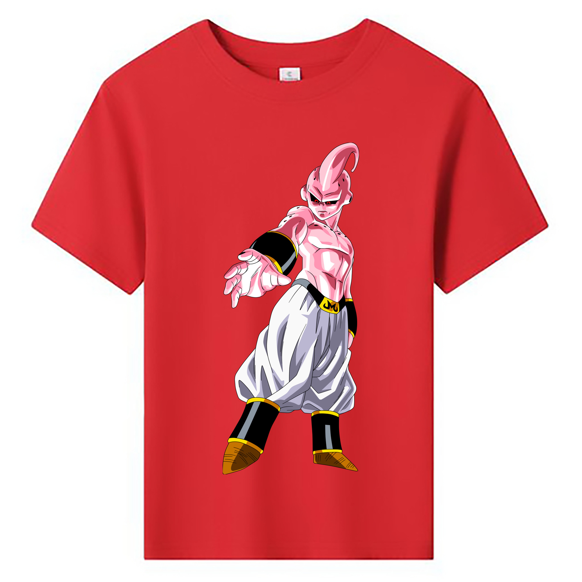 （画像用） ドラゴンボール 魔人ブウ DRAGON BALL Majin Buu 綿100％キッズTシャツ（フロントプリント）