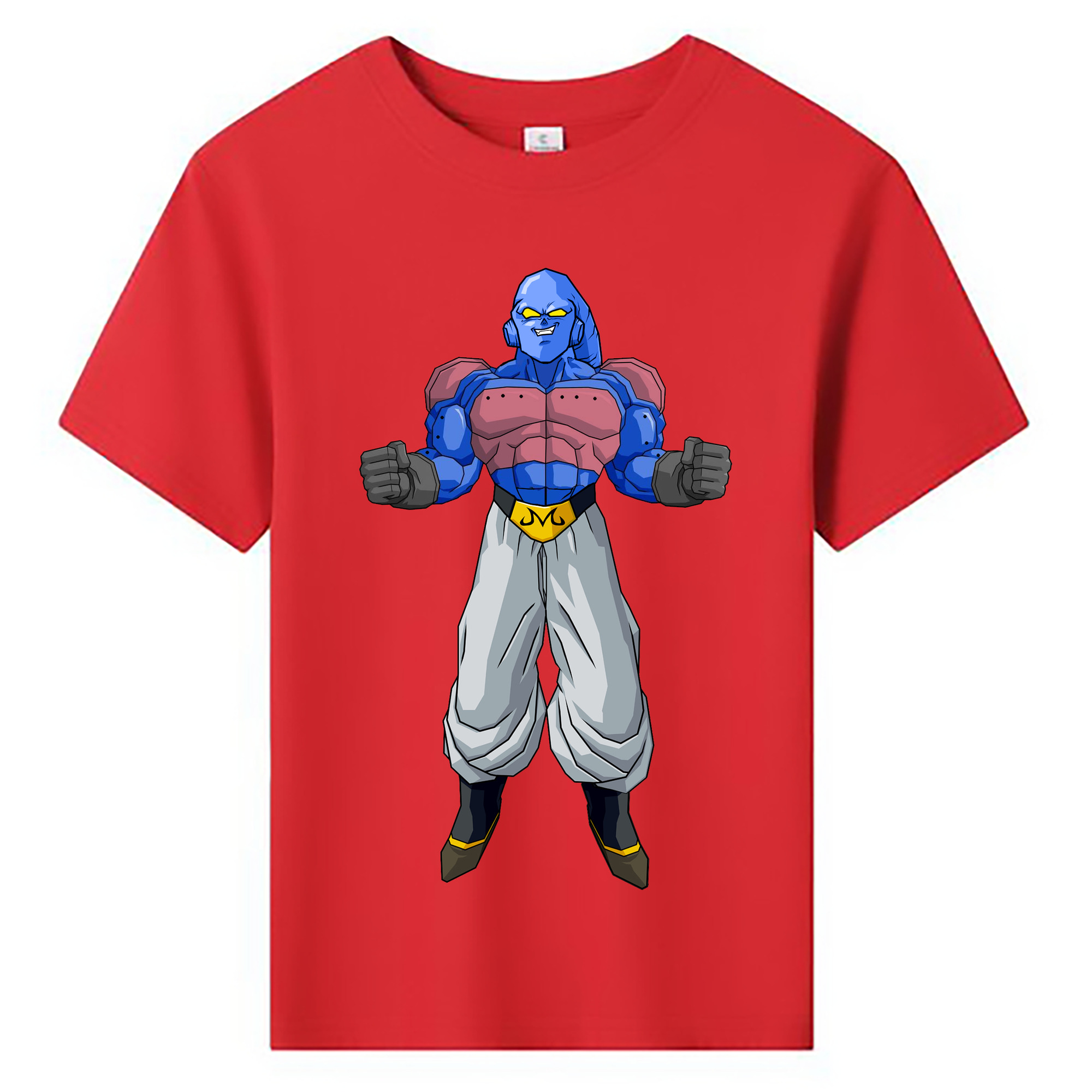 （画像用） ドラゴンボール 魔人ブウ DRAGON BALL Majin Buu 綿100％キッズTシャツ（フロントプリント）