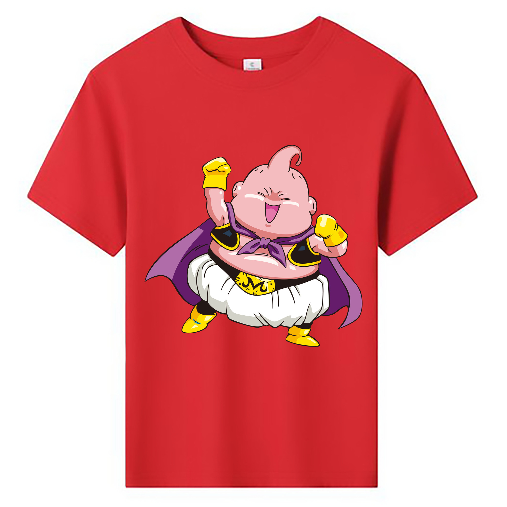 （画像用） ドラゴンボール 魔人ブウ DRAGON BALL Majin Buu 綿100％キッズTシャツ（フロントプリント）
