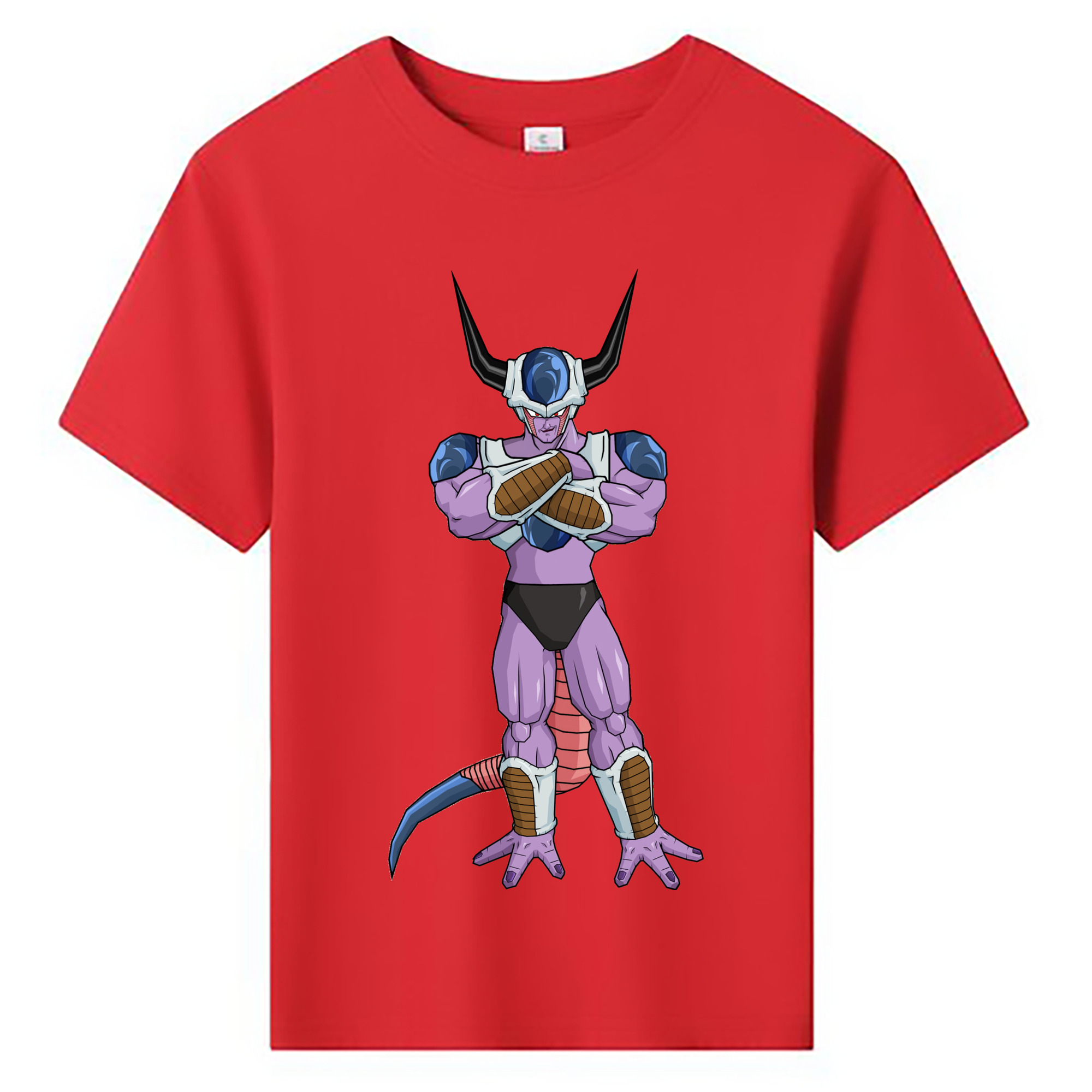 （画像用） ドラゴンボール フリーザ DRAGON BALL Frieza 綿100％キッズTシャツ（フロントプリント）