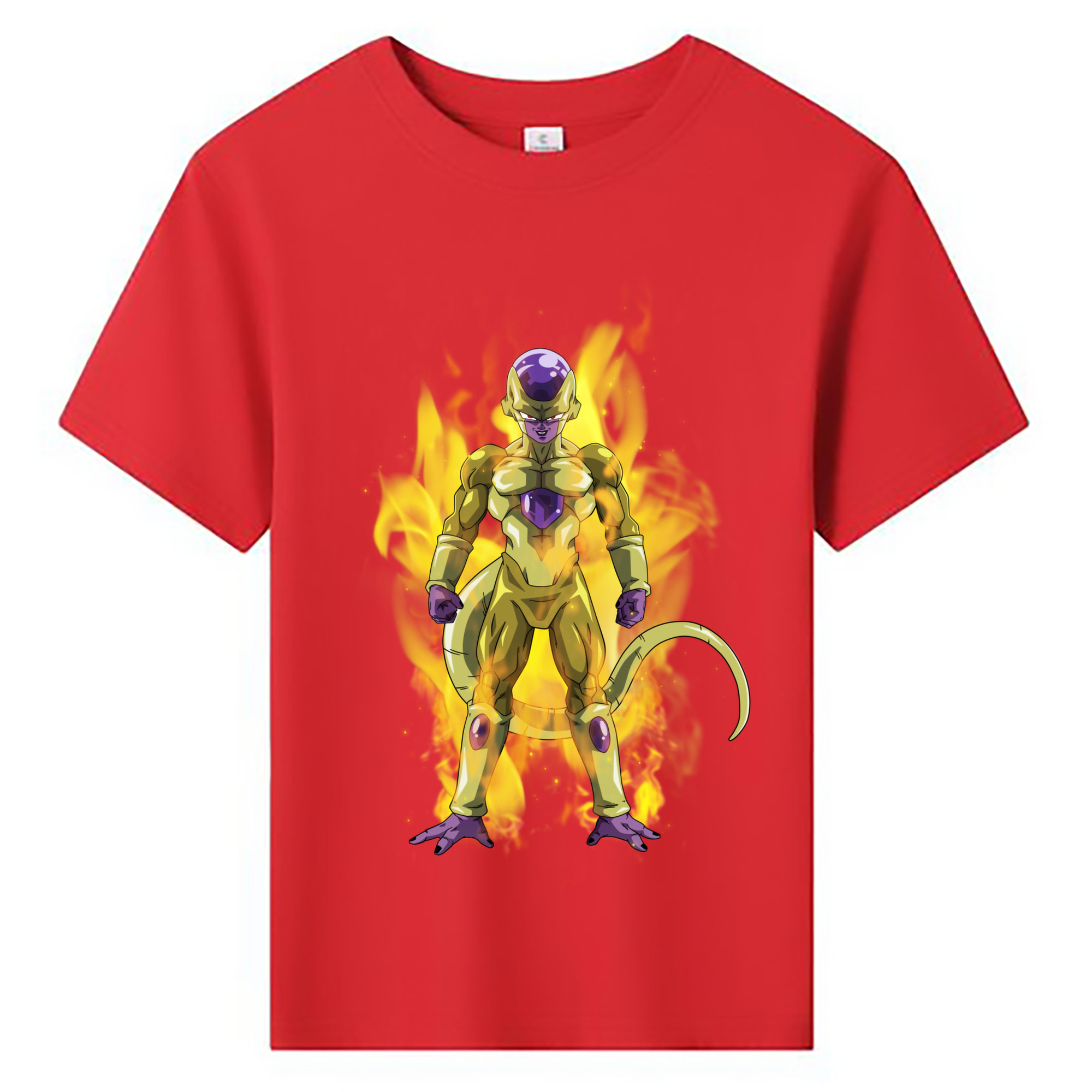 （画像用） ドラゴンボール フリーザ DRAGON BALL Frieza 綿100％キッズTシャツ（フロントプリント）