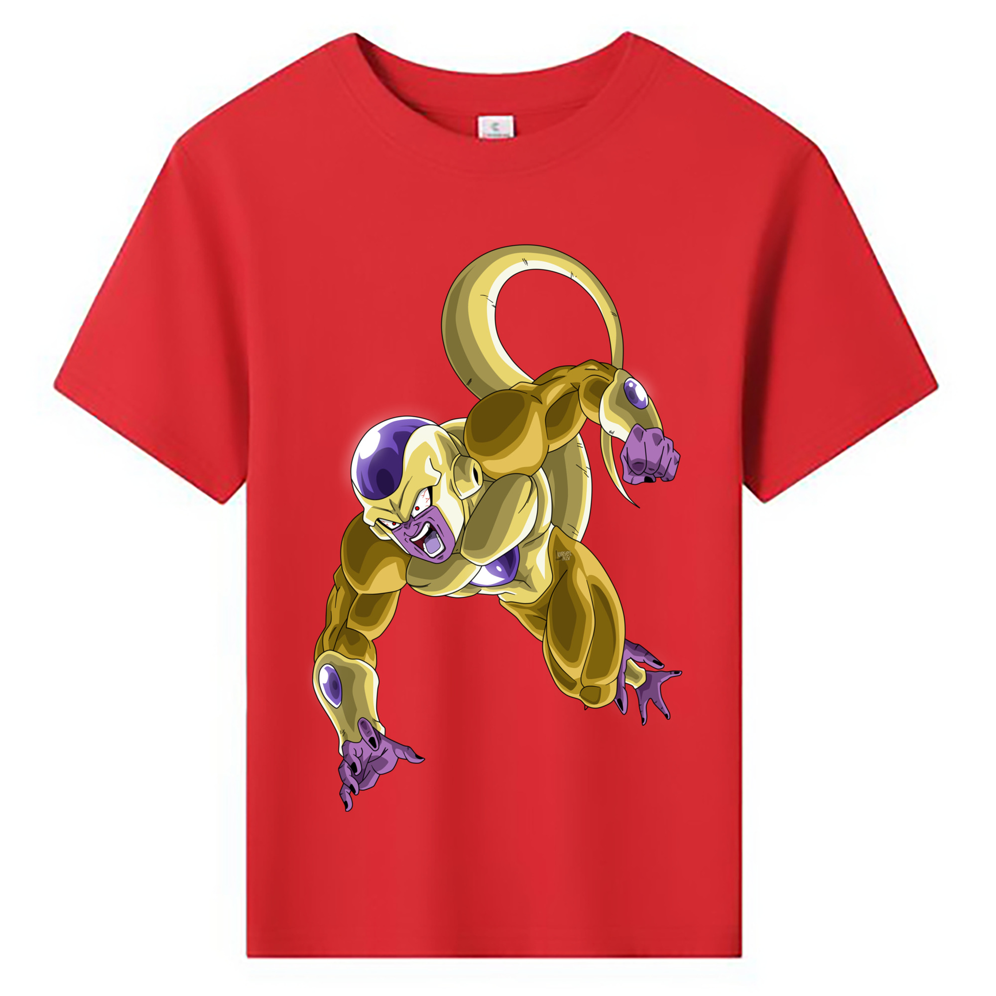 （画像用） ドラゴンボール フリーザ DRAGON BALL Frieza 綿100％キッズTシャツ（フロントプリント）