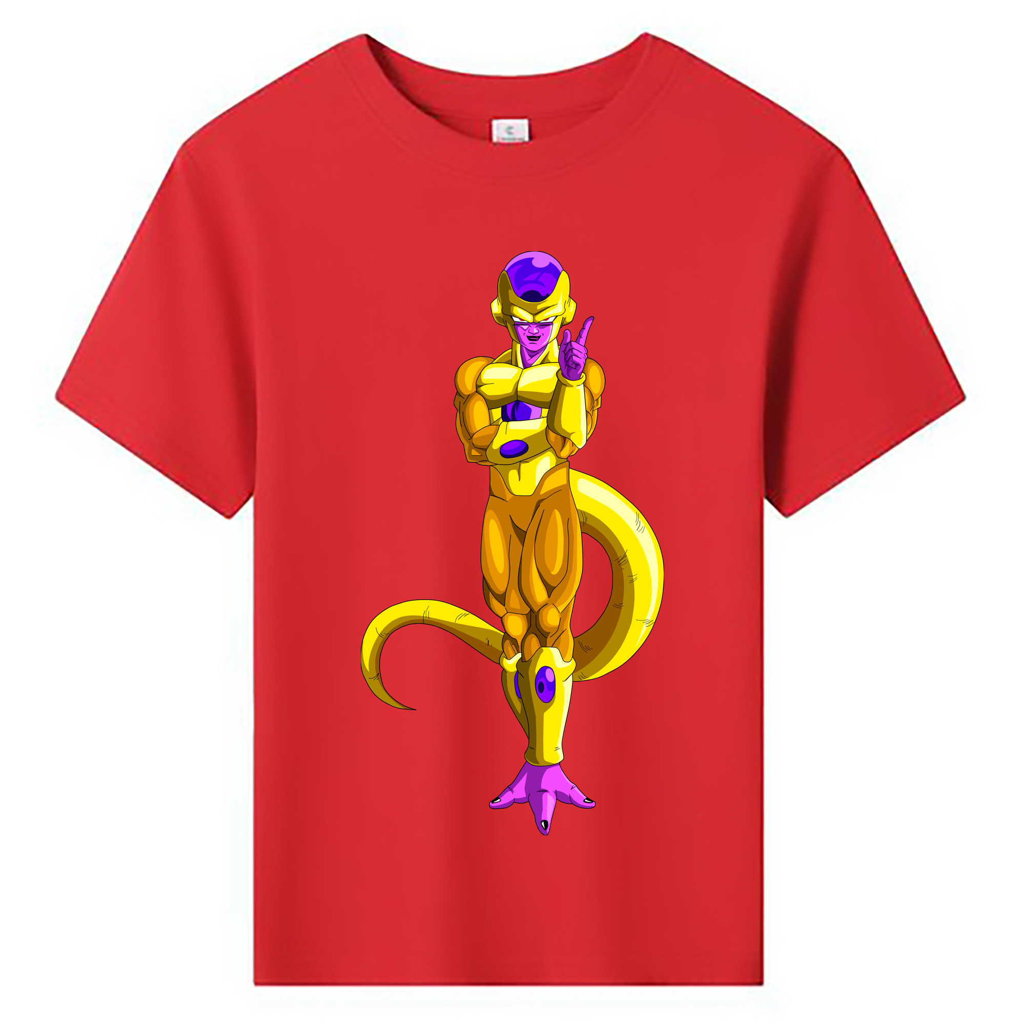 （画像用） ドラゴンボール フリーザ DRAGON BALL Frieza 綿100％キッズTシャツ（フロントプリント）