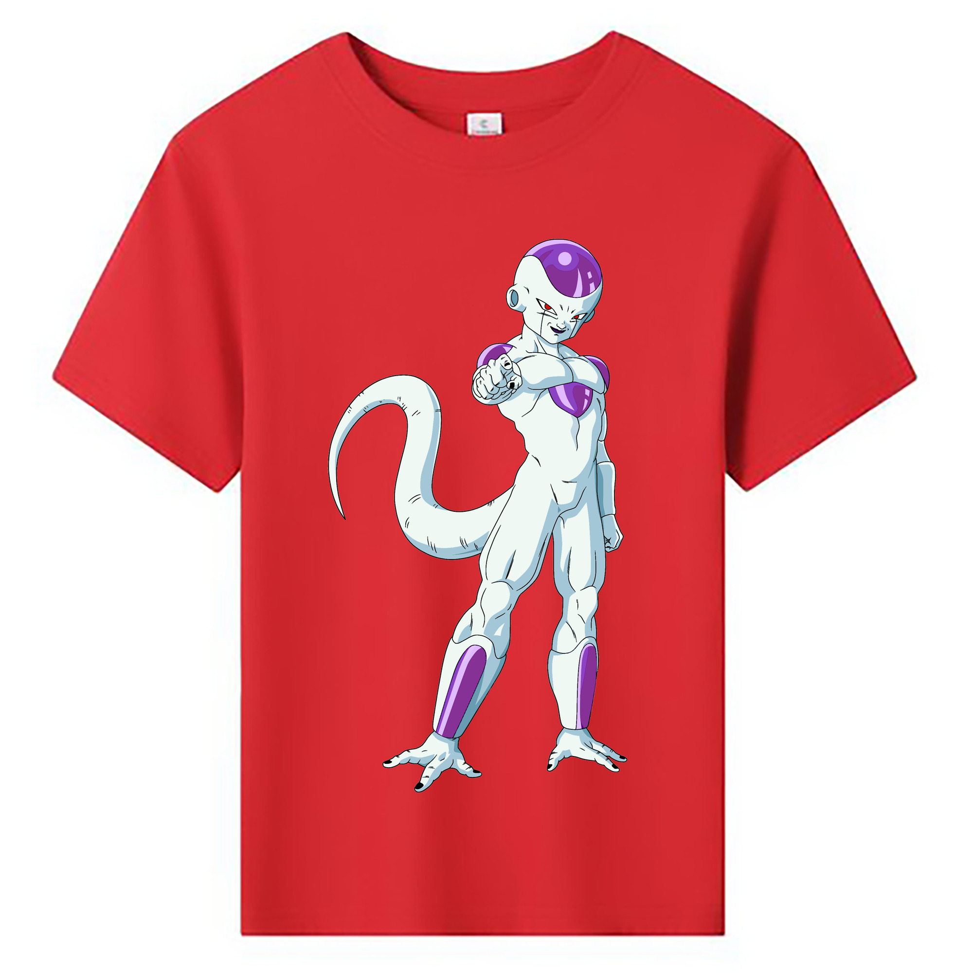 （画像用） ドラゴンボール フリーザ DRAGON BALL Frieza 綿100％キッズTシャツ（フロントプリント）