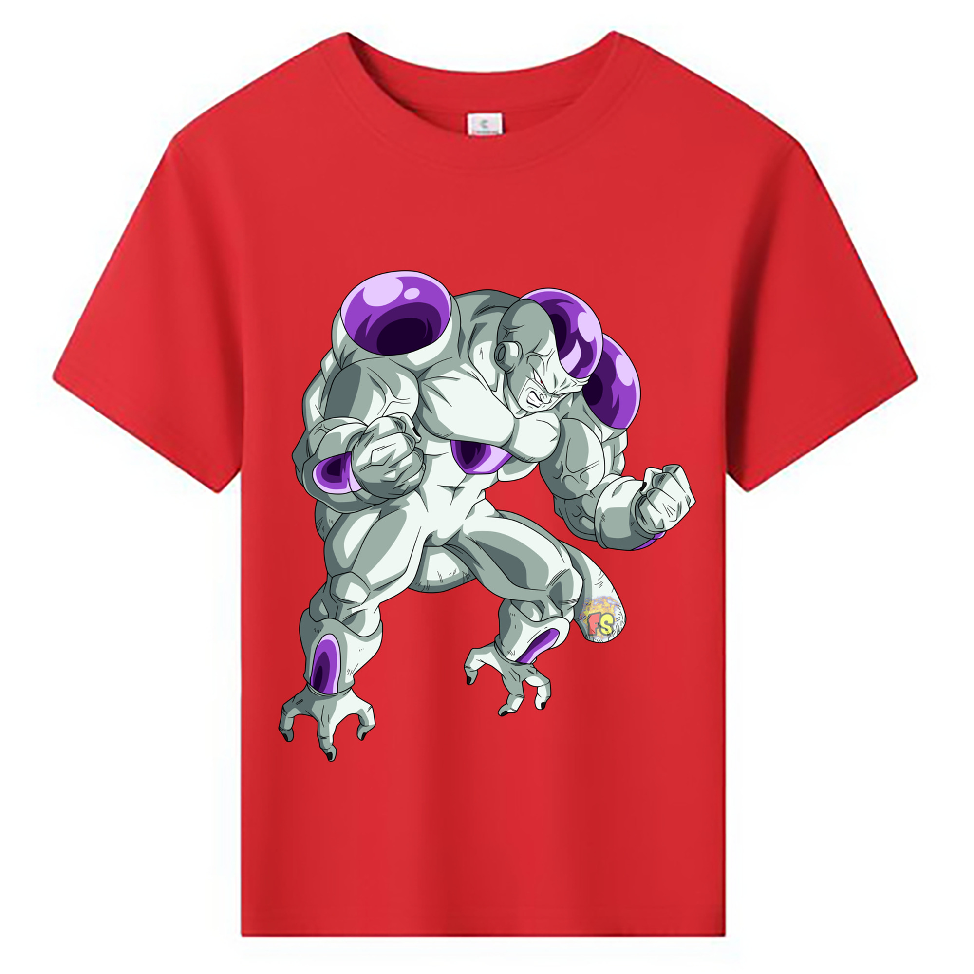 （画像用） ドラゴンボール フリーザ DRAGON BALL Frieza 綿100％キッズTシャツ（フロントプリント）