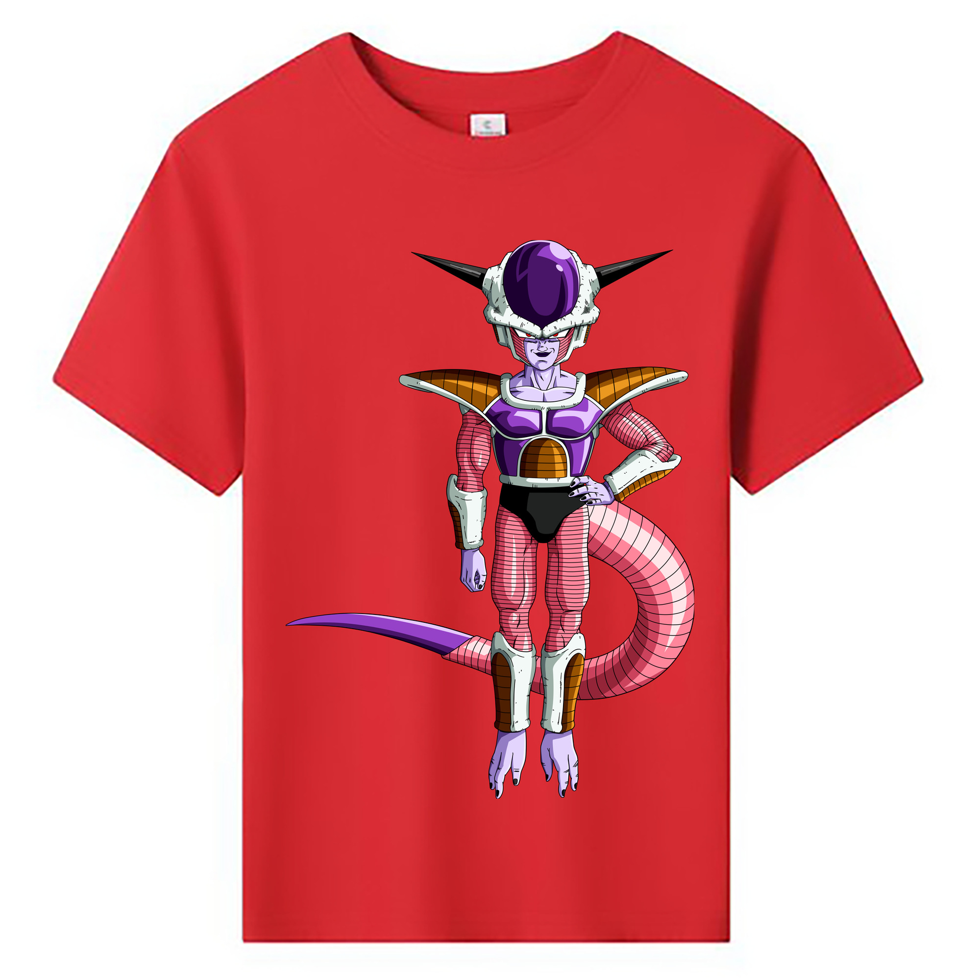 （画像用） ドラゴンボール フリーザ DRAGON BALL Frieza 綿100％キッズTシャツ（フロントプリント）