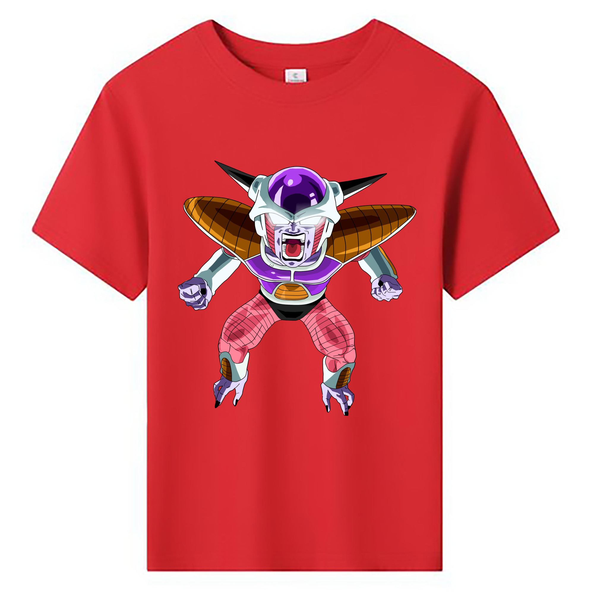 （画像用） ドラゴンボール フリーザ DRAGON BALL Frieza 綿100％キッズTシャツ（フロントプリント）