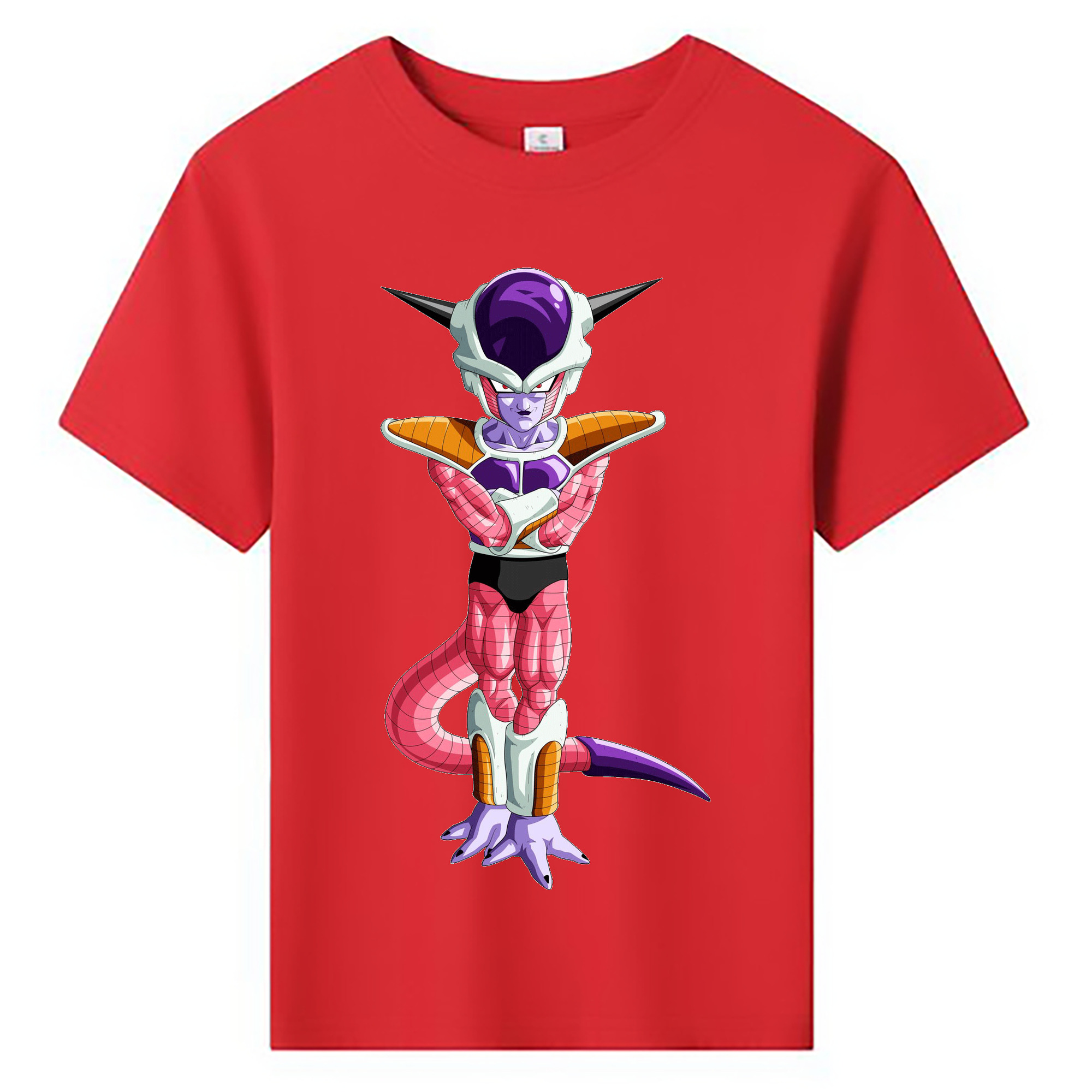 （画像用） ドラゴンボール フリーザ DRAGON BALL Frieza 綿100％キッズTシャツ（フロントプリント）