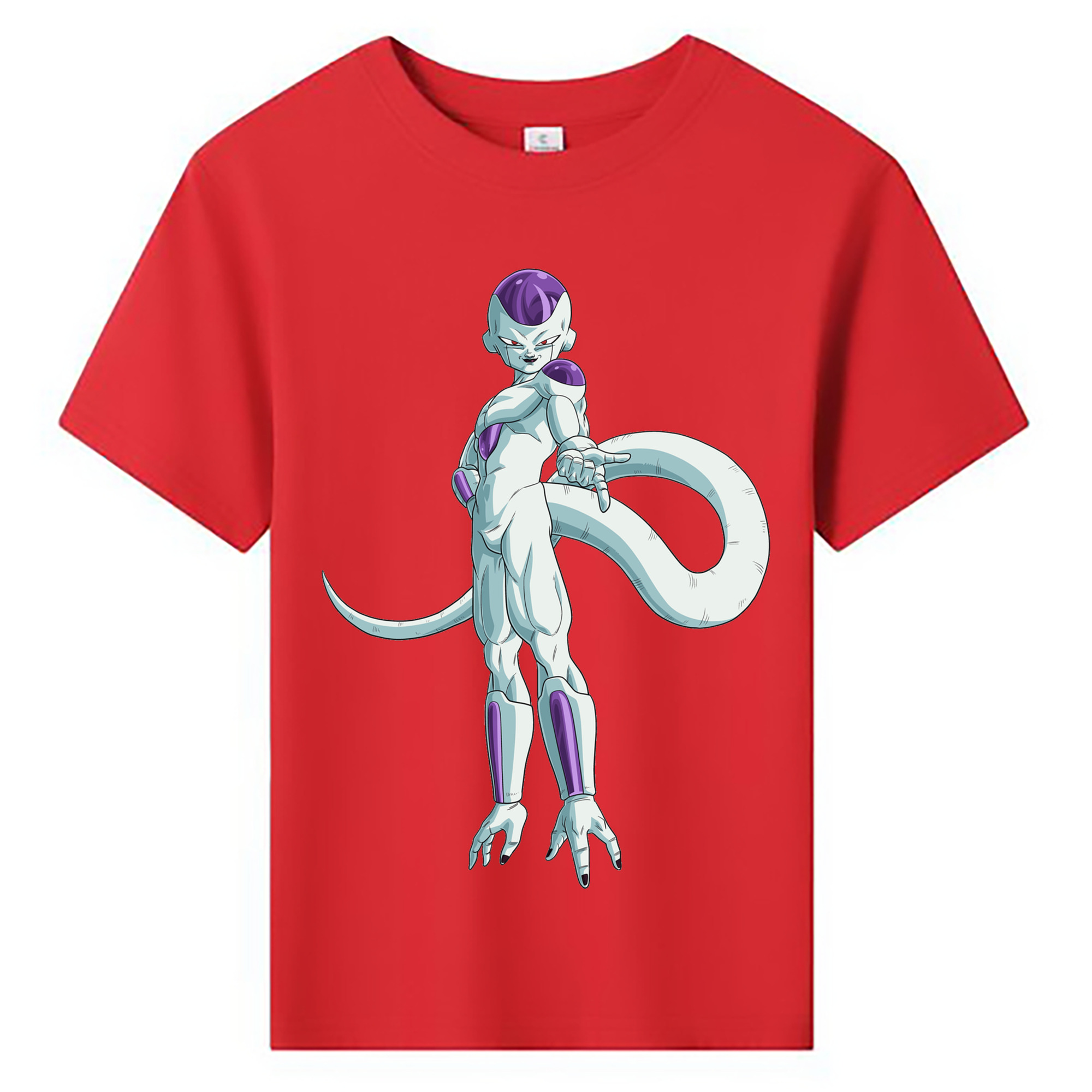 （画像用） ドラゴンボール フリーザ DRAGON BALL Frieza 綿100％キッズTシャツ（フロントプリント）
