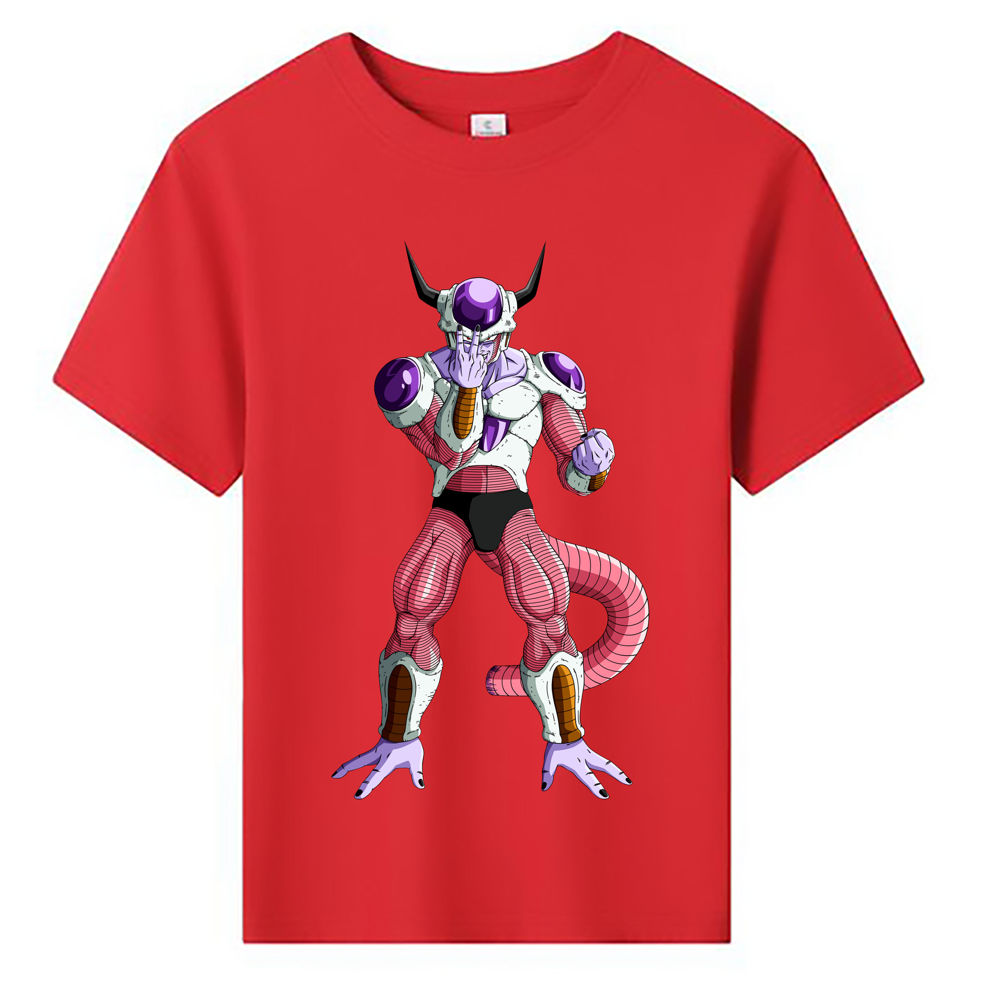 （画像用） ドラゴンボール フリーザ DRAGON BALL Frieza 綿100％キッズTシャツ（フロントプリント）