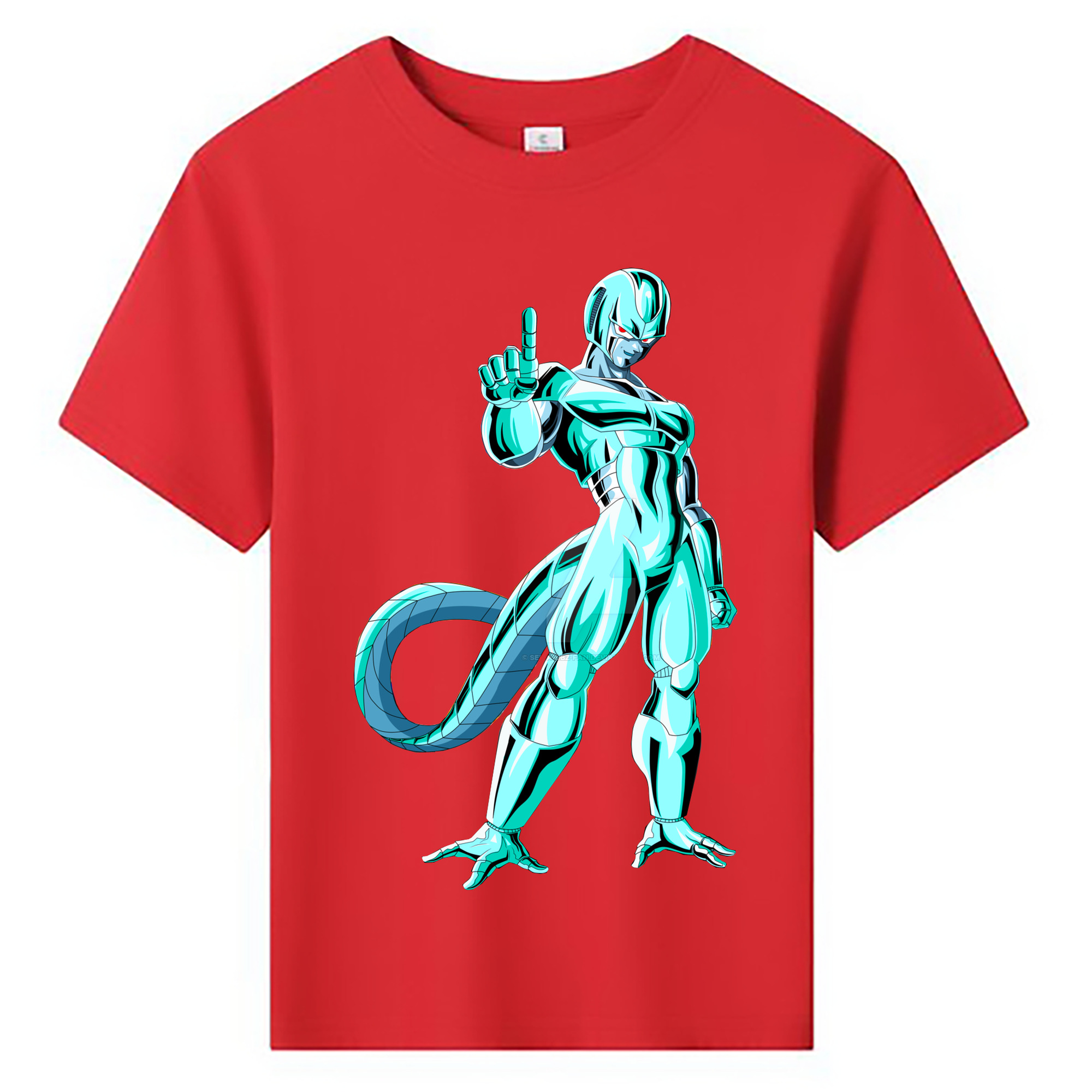 （画像用） ドラゴンボール クウラ DRAGON BALL Cooler Coora 綿100％キッズTシャツ（フロントプリント）