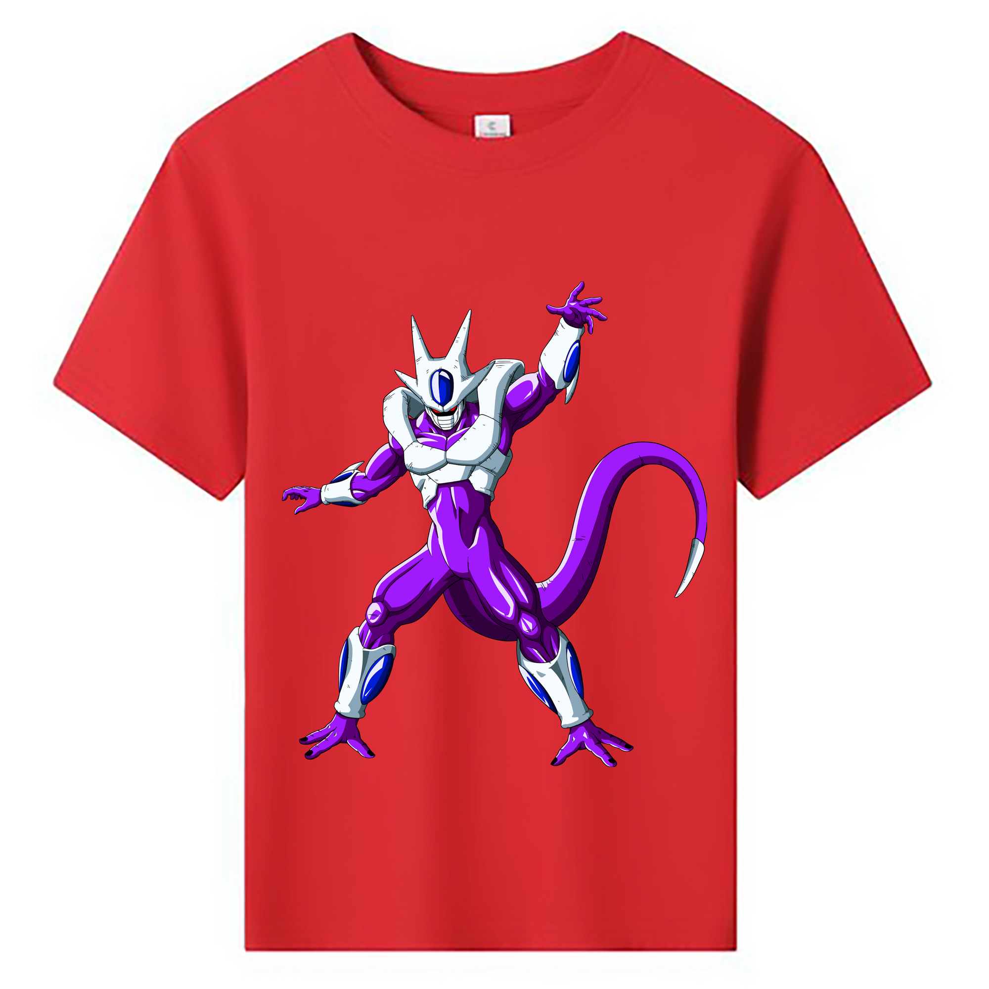 （画像用） ドラゴンボール クウラ DRAGON BALL Cooler Coora 綿100％キッズTシャツ（フロントプリント）