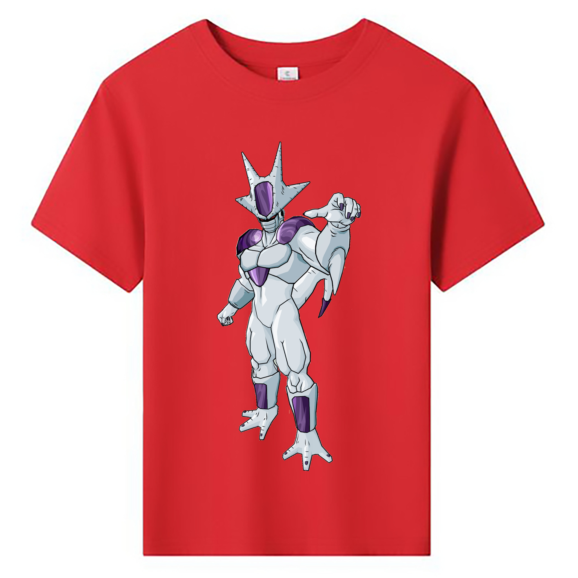 （画像用） ドラゴンボール クウラ DRAGON BALL Cooler Coora 綿100％キッズTシャツ（フロントプリント）