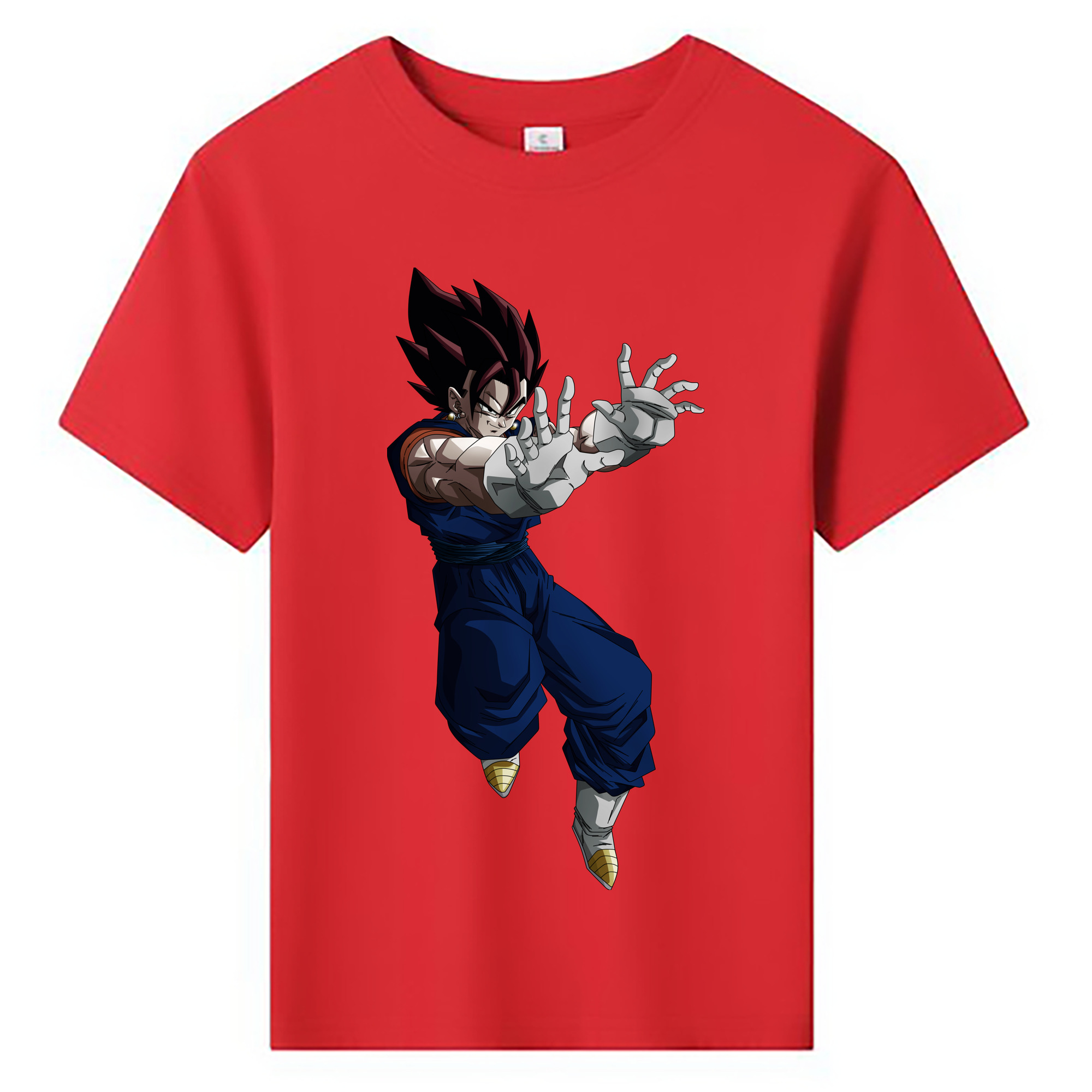 （画像用） ドラゴンボール ベジット DRAGON BALL Vegetto 綿100％キッズTシャツ（フロントプリント）