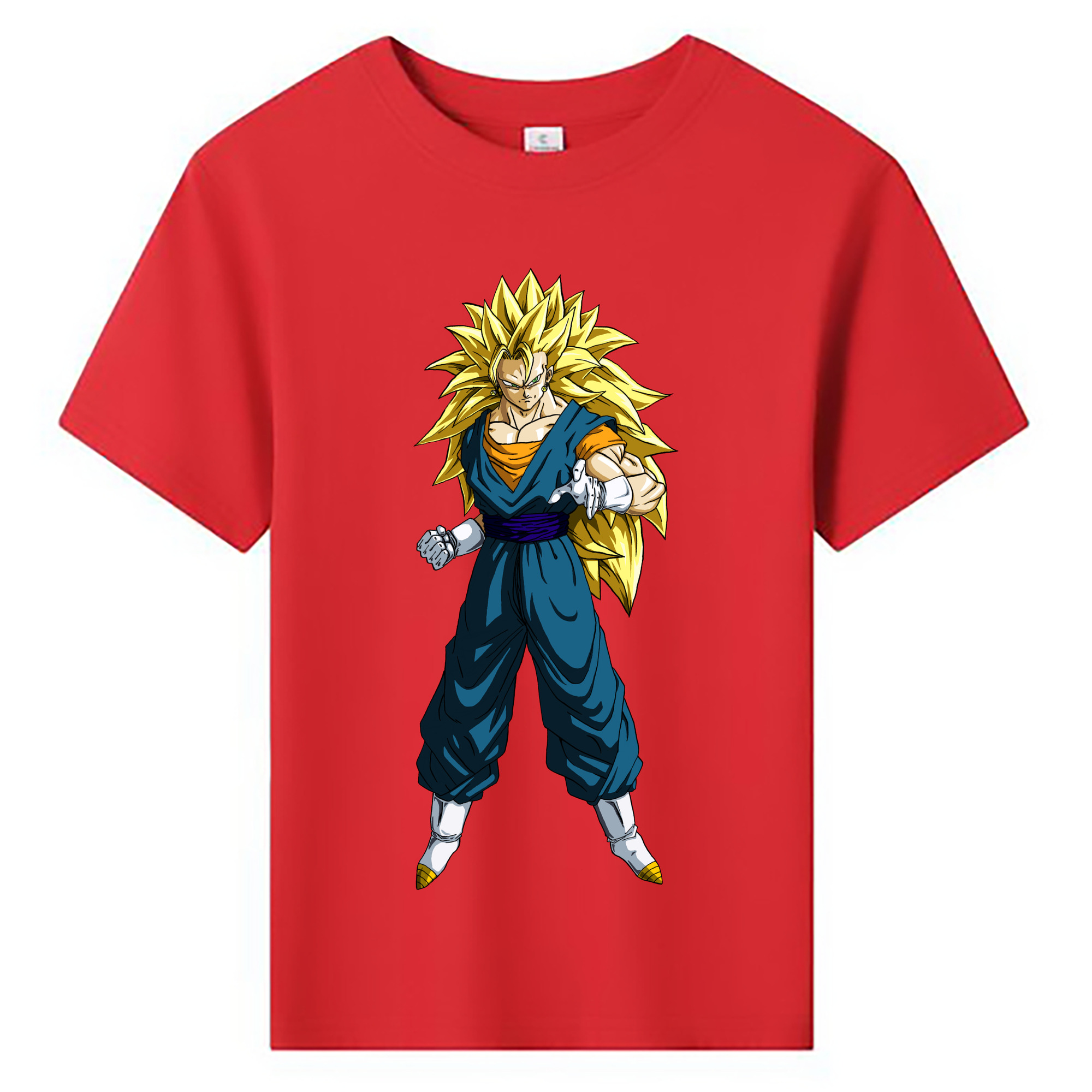 （画像用） ドラゴンボール ベジット DRAGON BALL Vegetto 綿100％キッズTシャツ（フロントプリント）