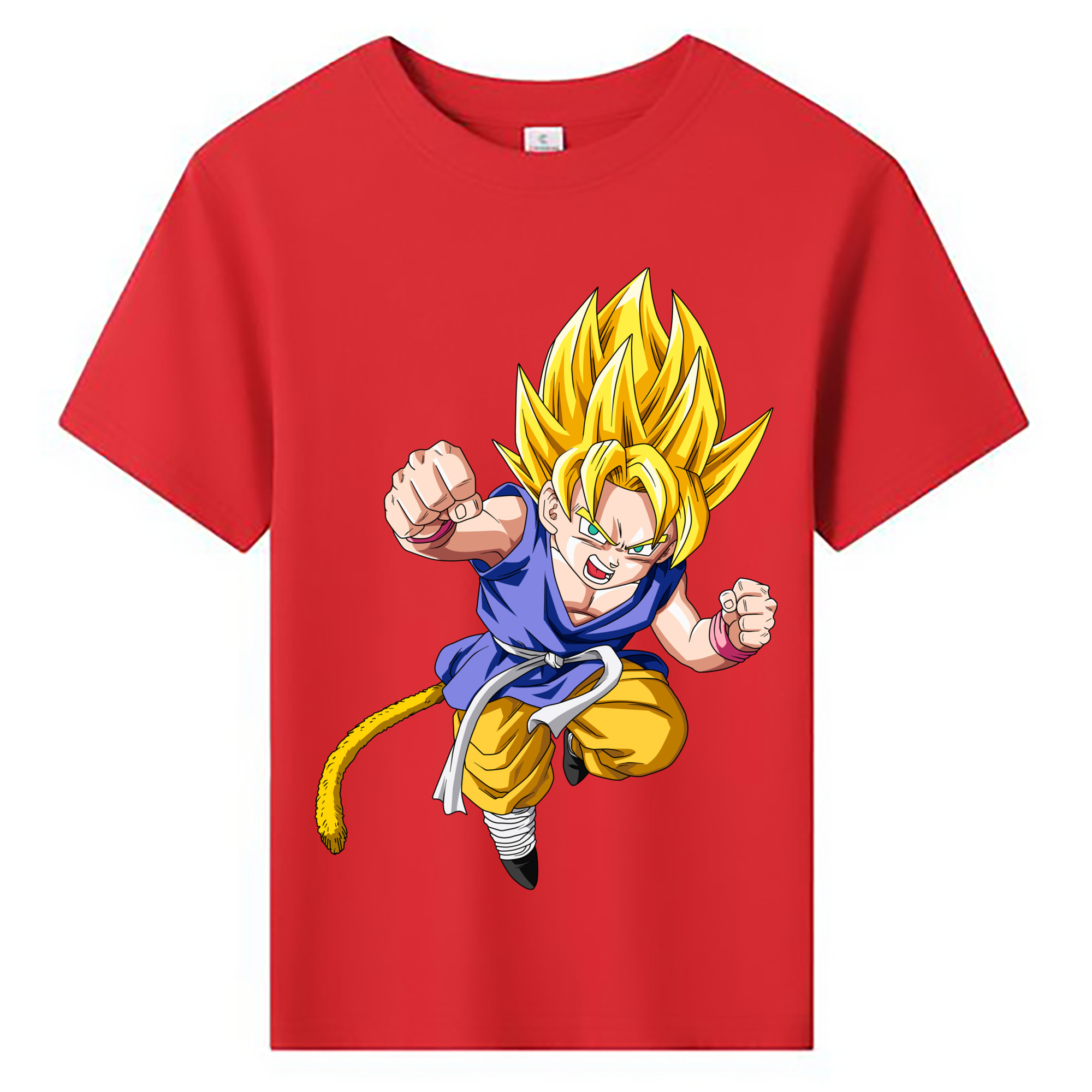 （画像用） ドラゴンボール ベジット DRAGON BALL Vegetto 綿100％キッズTシャツ（フロントプリント）