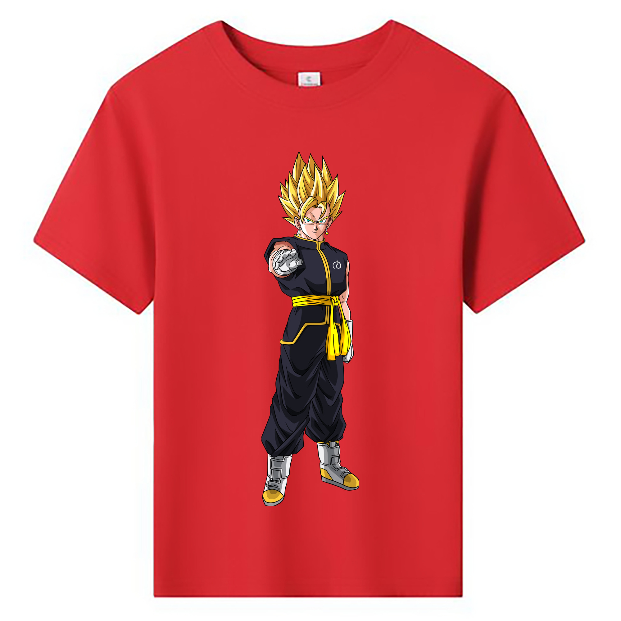 （画像用） ドラゴンボール ベジット DRAGON BALL Vegetto 綿100％キッズTシャツ（フロントプリント）