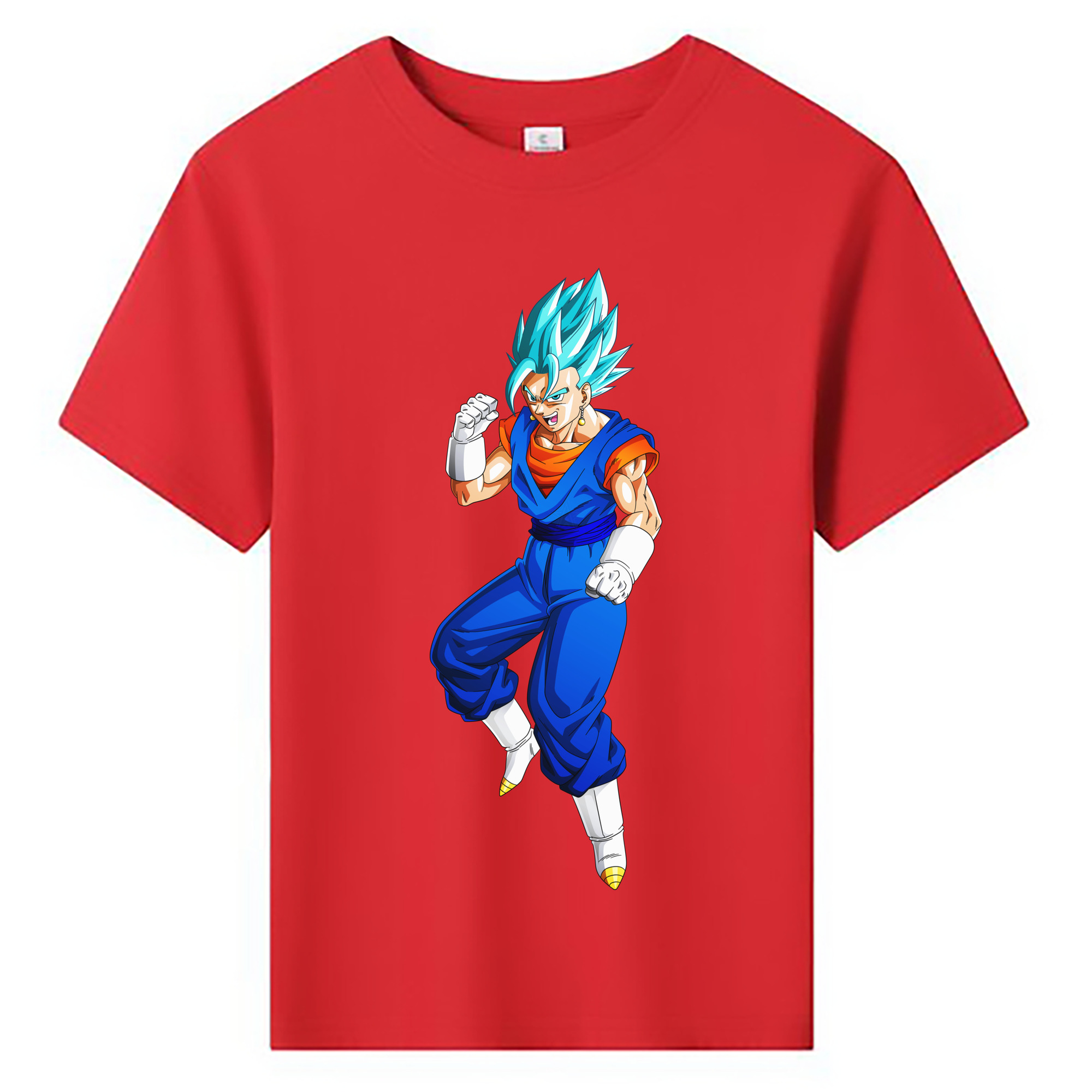 （画像用） ドラゴンボール ベジット DRAGON BALL Vegetto 綿100％キッズTシャツ（フロントプリント）