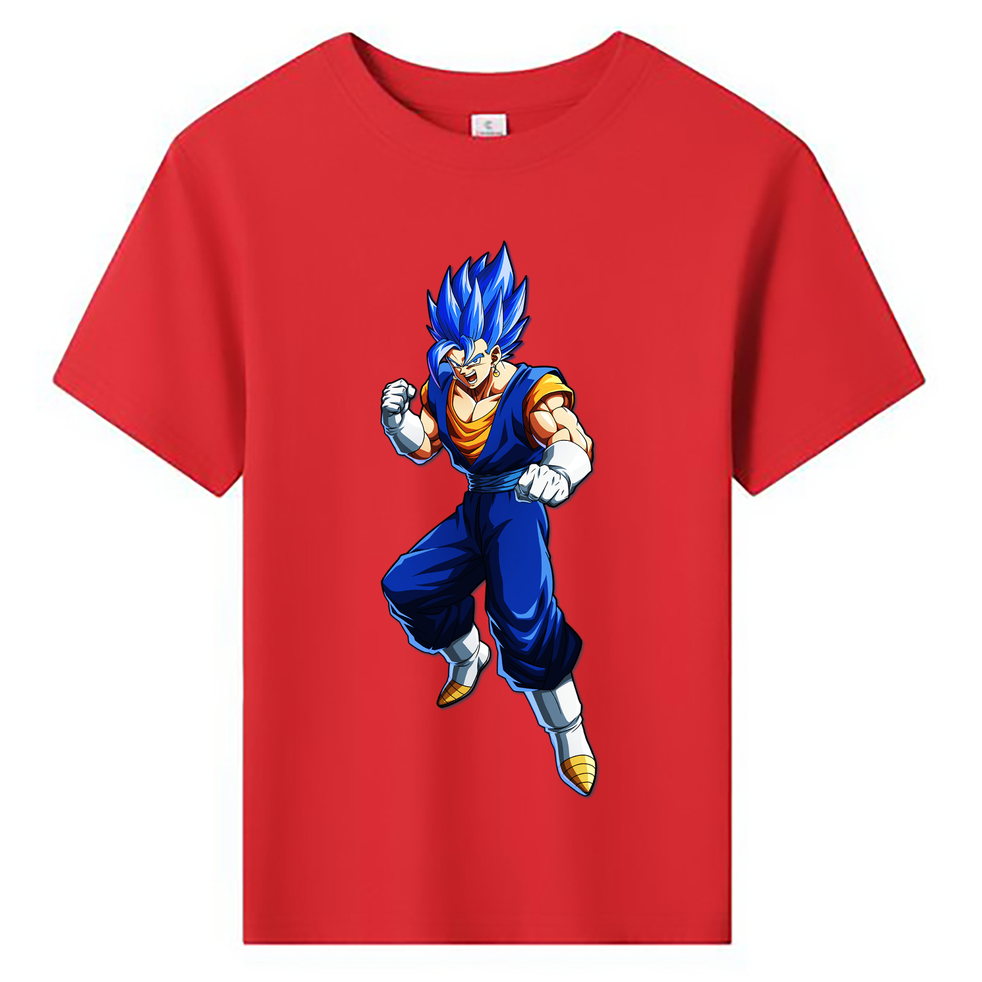 （画像用） ドラゴンボール ベジット DRAGON BALL Vegetto 綿100％キッズTシャツ（フロントプリント）