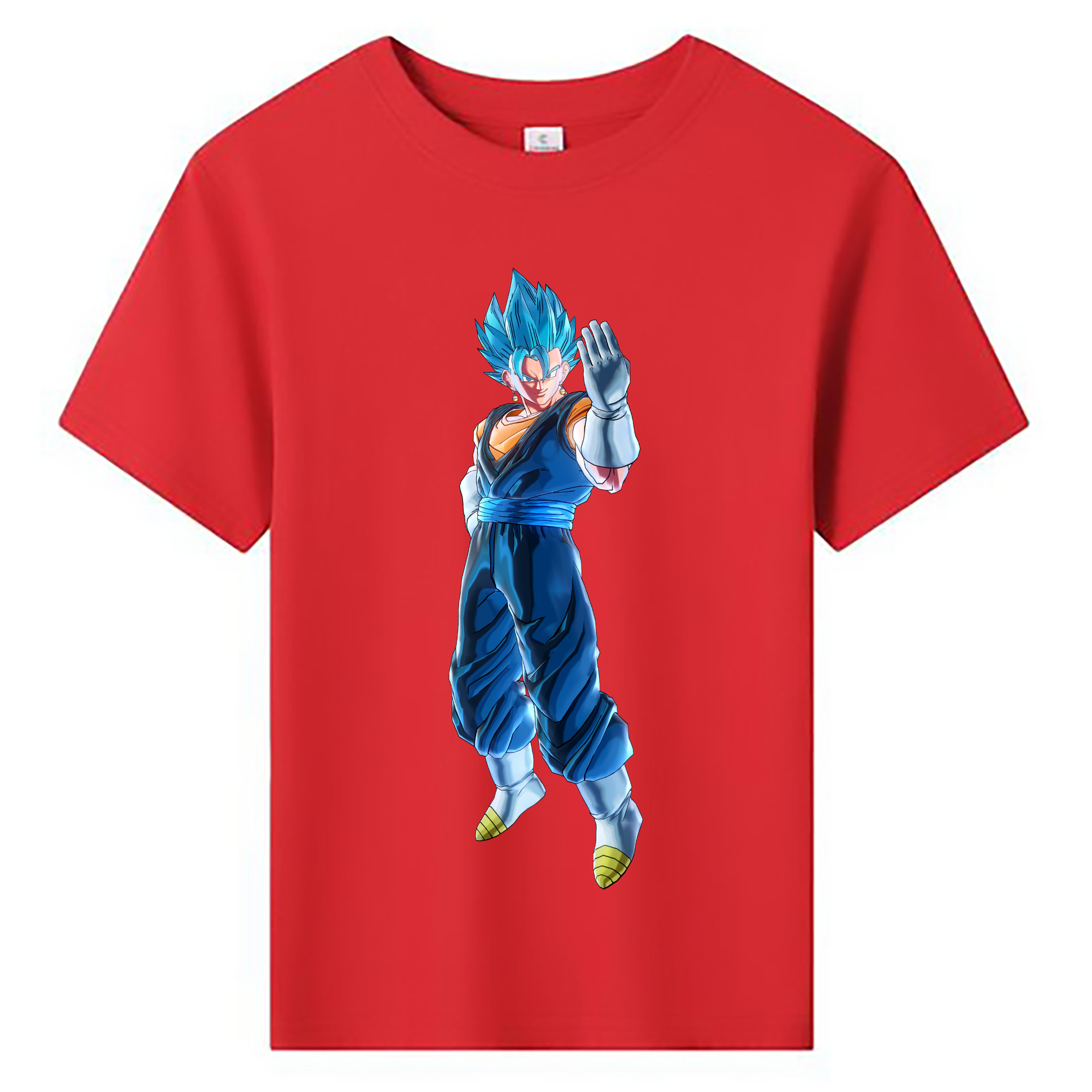 （画像用） ドラゴンボール ベジット DRAGON BALL Vegetto 綿100％キッズTシャツ（フロントプリント）