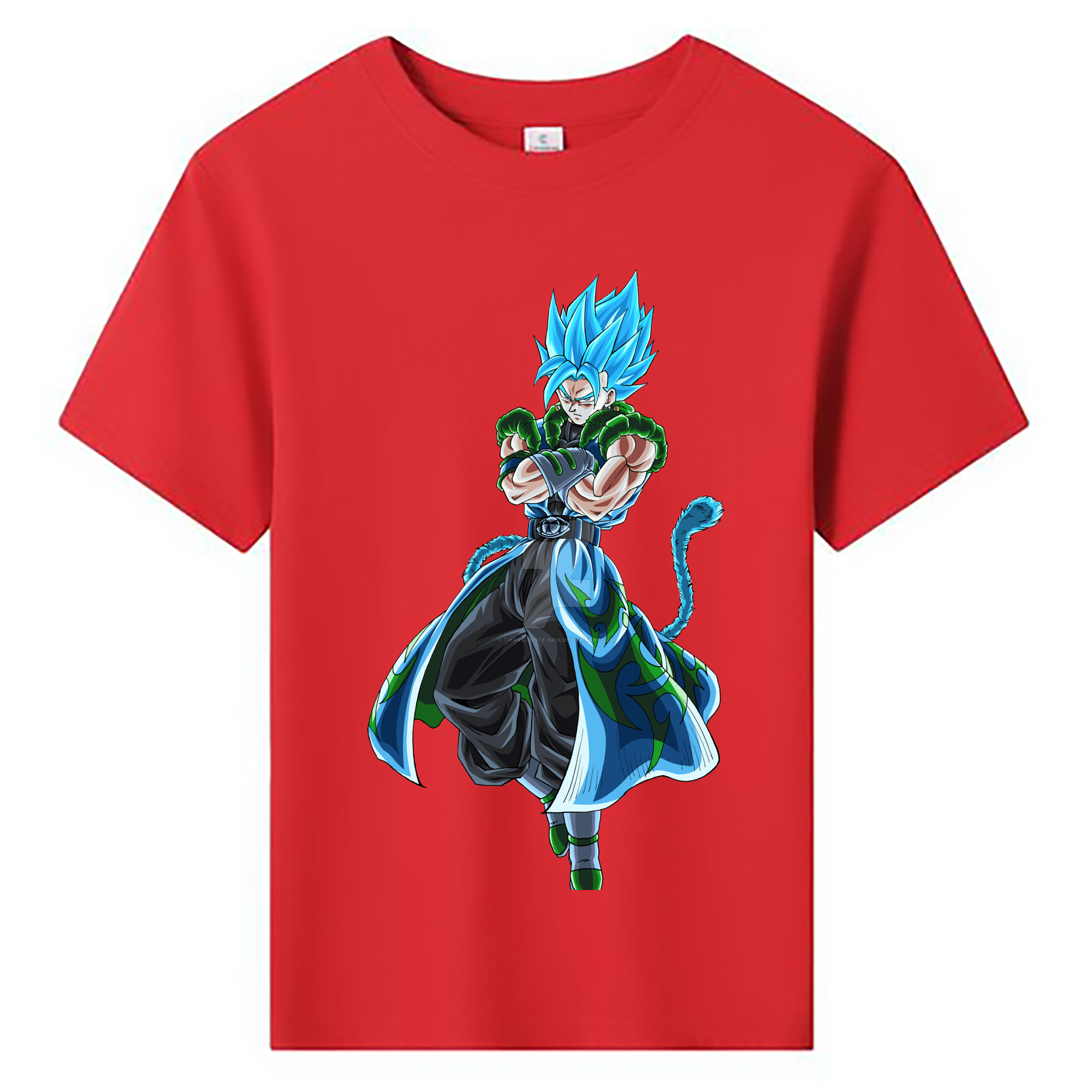 （画像用） ドラゴンボール ベジット DRAGON BALL Vegetto 綿100％キッズTシャツ（フロントプリント）