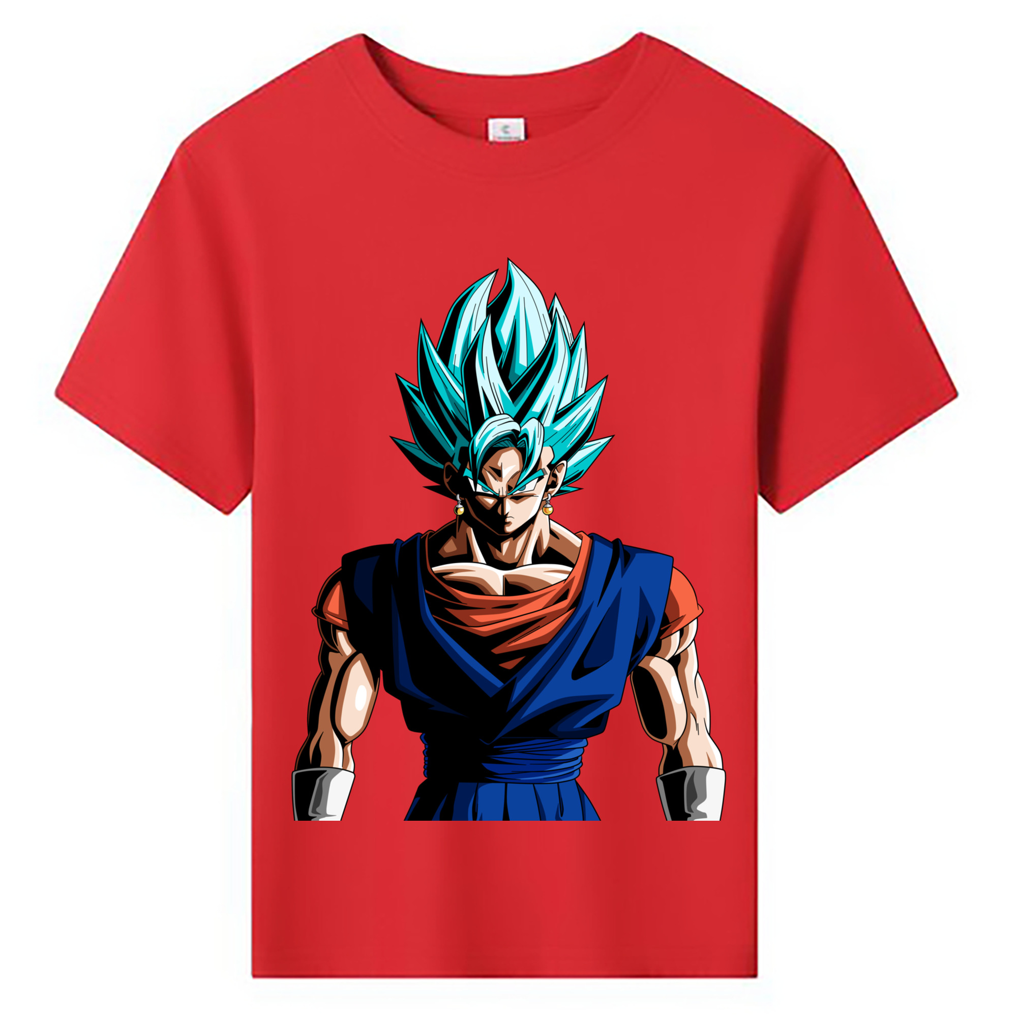 （画像用） ドラゴンボール ベジット DRAGON BALL Vegetto 綿100％キッズTシャツ（フロントプリント）