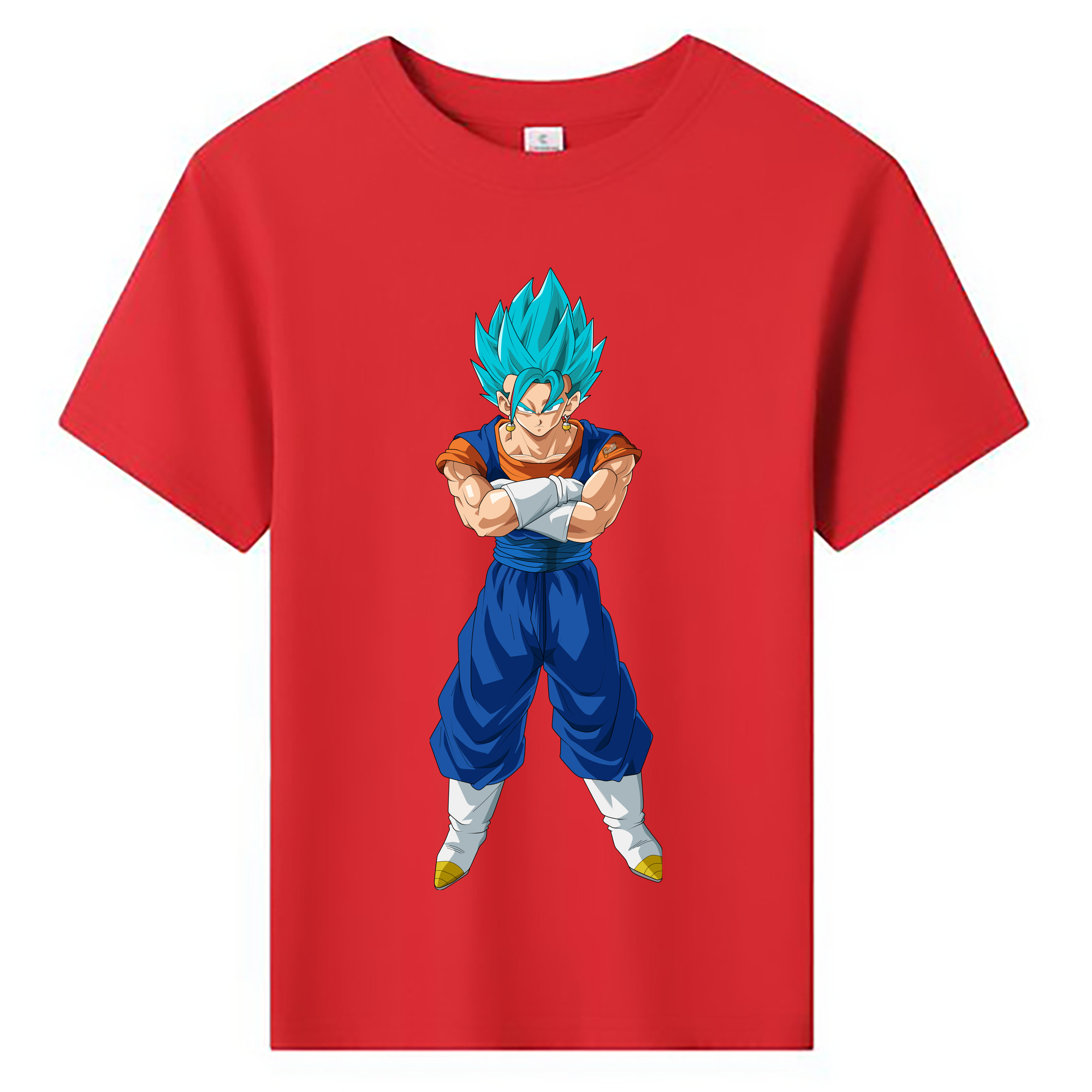 （画像用） ドラゴンボール ベジット DRAGON BALL Vegetto 綿100％キッズTシャツ（フロントプリント）