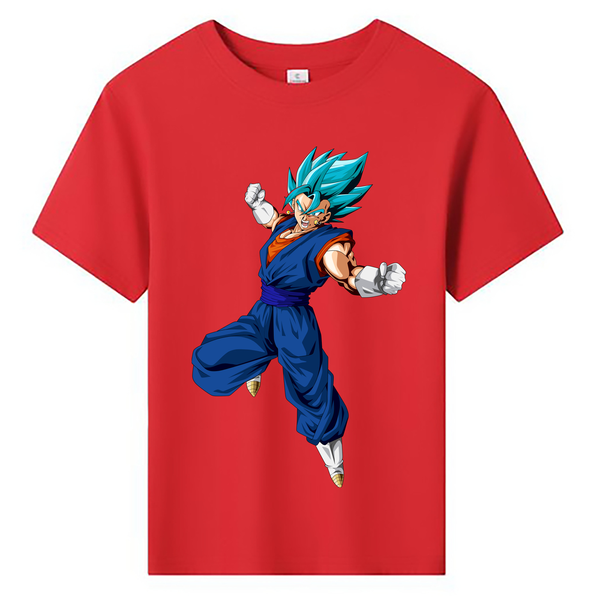 （画像用） ドラゴンボール ベジット DRAGON BALL Vegetto 綿100％キッズTシャツ（フロントプリント）