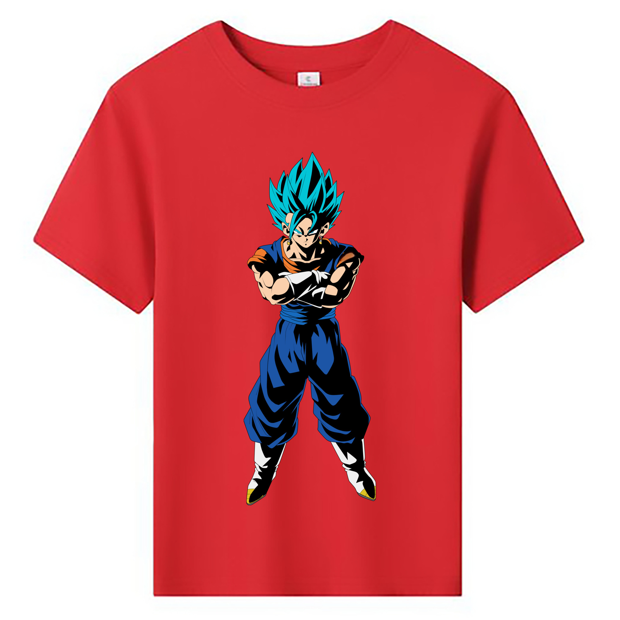 （画像用） ドラゴンボール ベジット DRAGON BALL Vegetto 綿100％キッズTシャツ（フロントプリント）