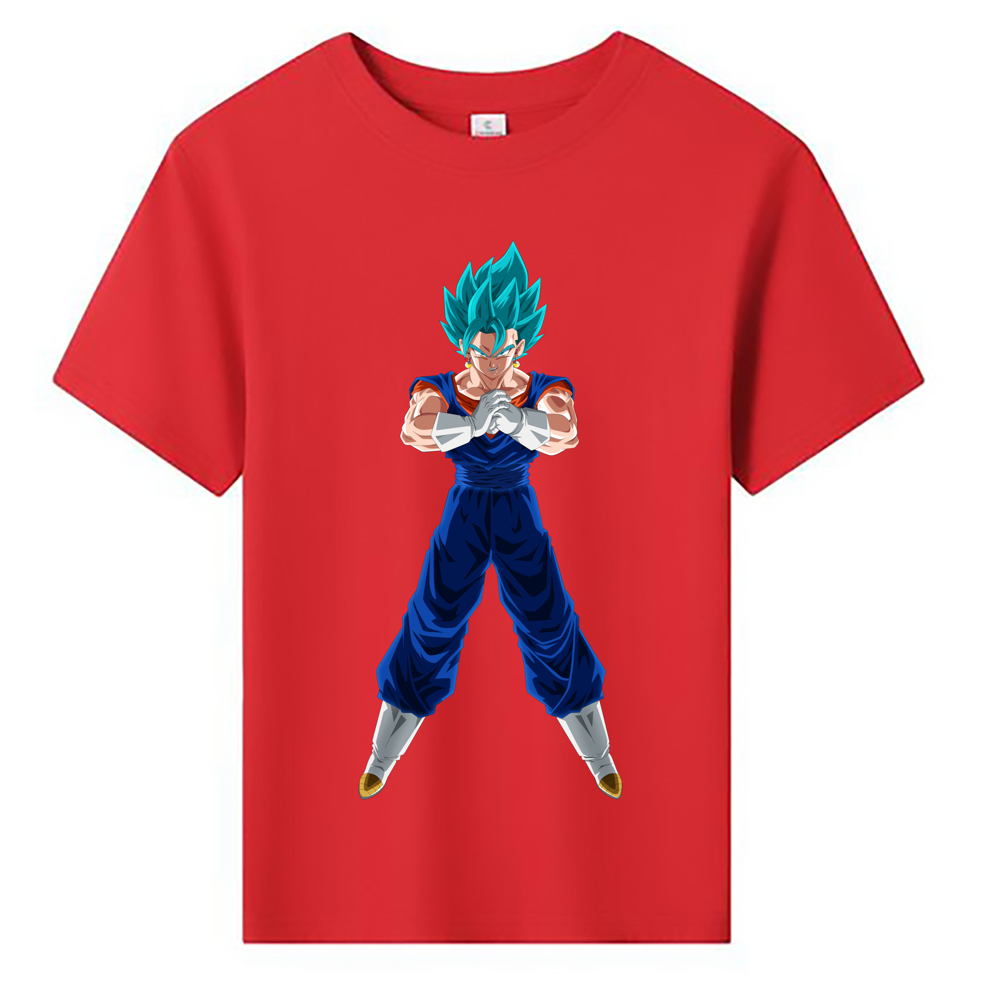 （画像用） ドラゴンボール ベジット DRAGON BALL Vegetto 綿100％キッズTシャツ（フロントプリント）