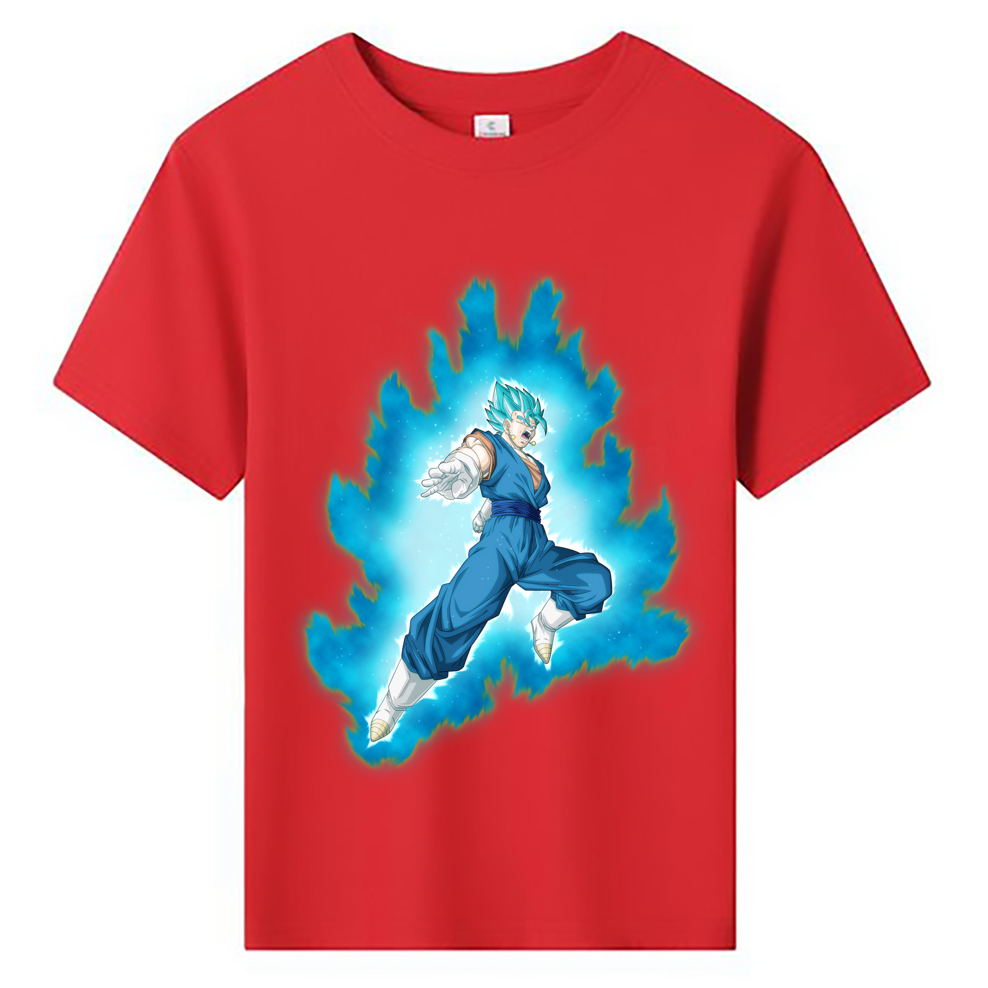 （画像用） ドラゴンボール ベジット DRAGON BALL Vegetto 綿100％キッズTシャツ（フロントプリント）