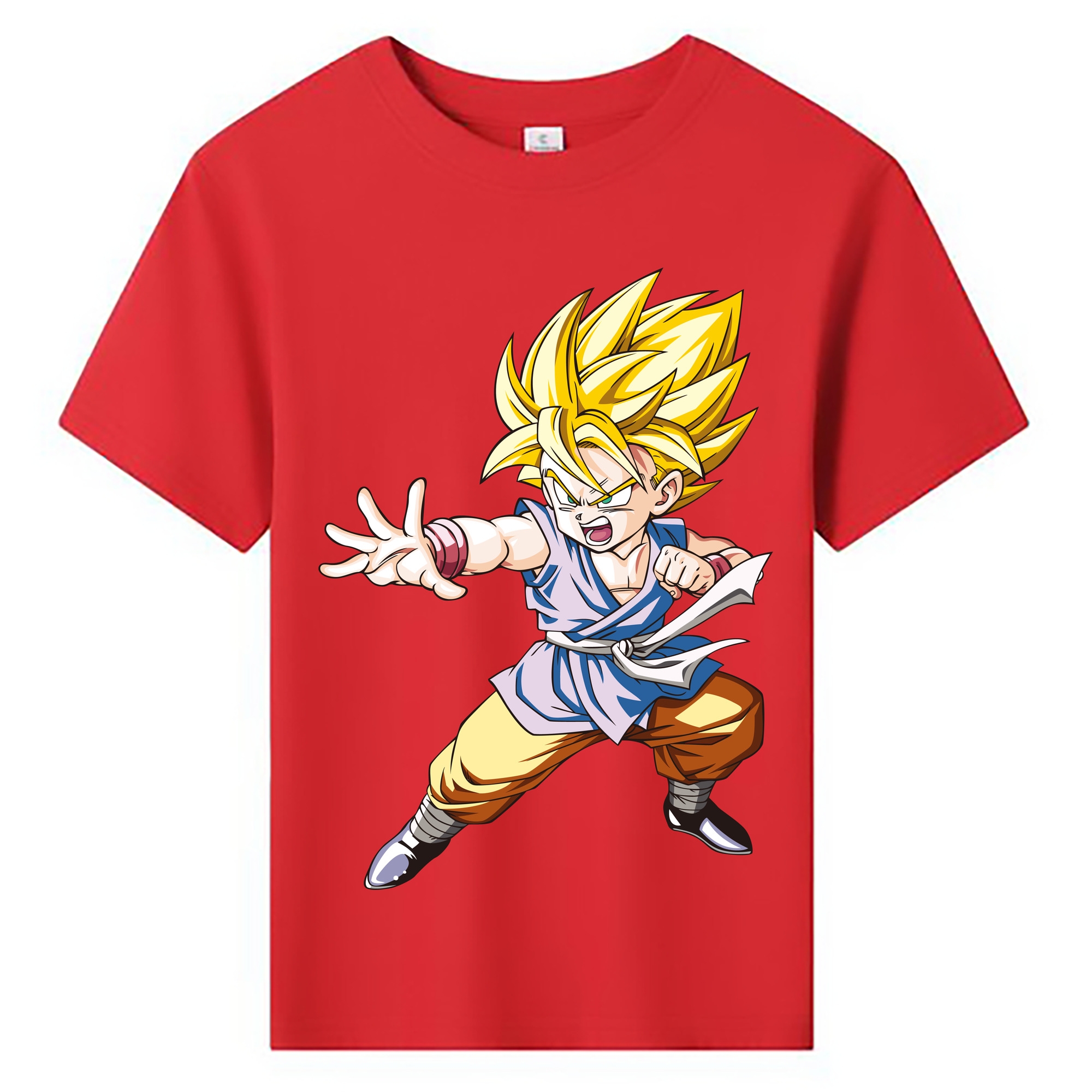 （画像用） ドラゴンボール ベジット DRAGON BALL Vegetto 綿100％キッズTシャツ（フロントプリント）