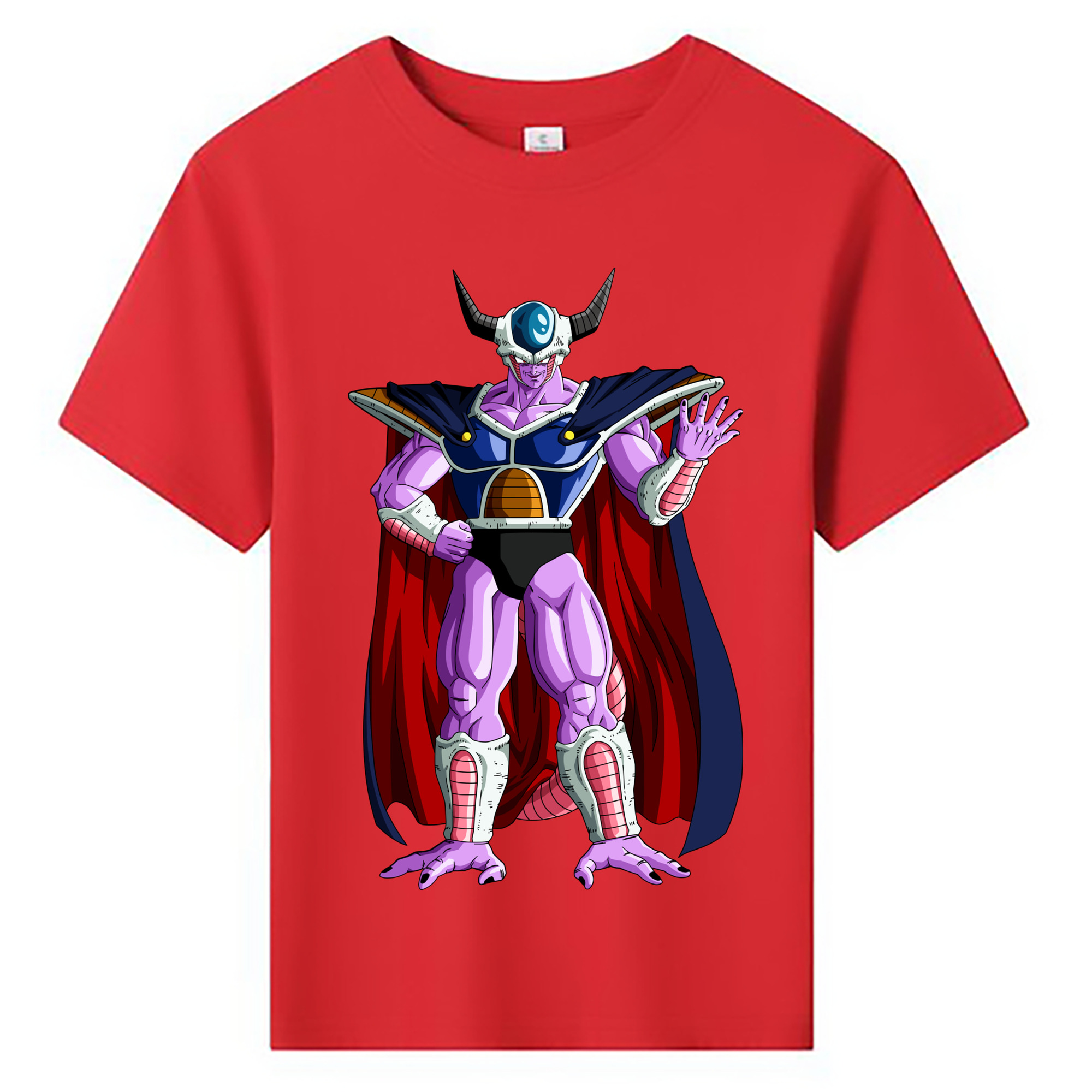 （画像用） ドラゴンボール コルド大王 DRAGON BALL King Cold 綿100％キッズTシャツ（フロントプリント）