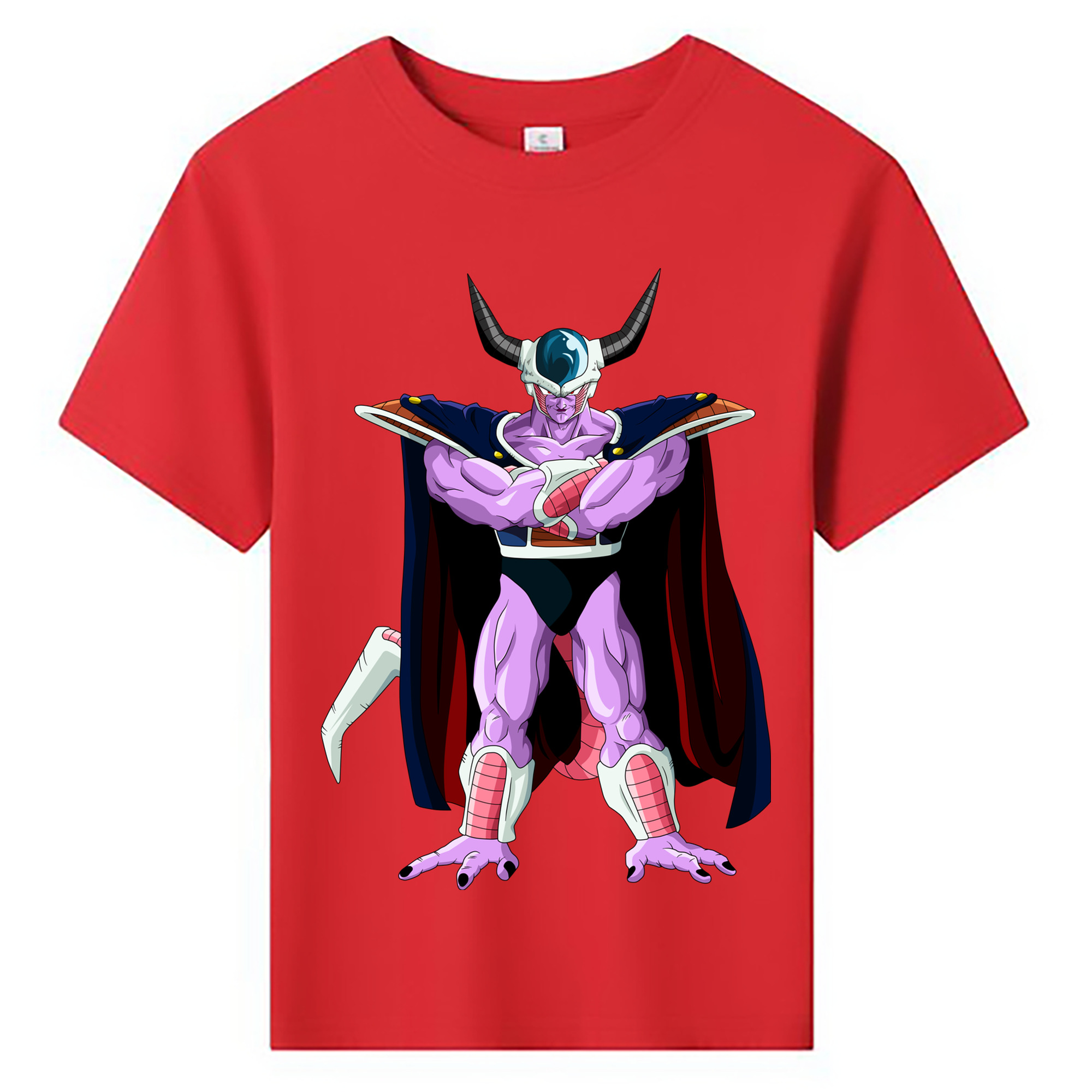 （画像用） ドラゴンボール コルド大王 DRAGON BALL King Cold 綿100％キッズTシャツ（フロントプリント）
