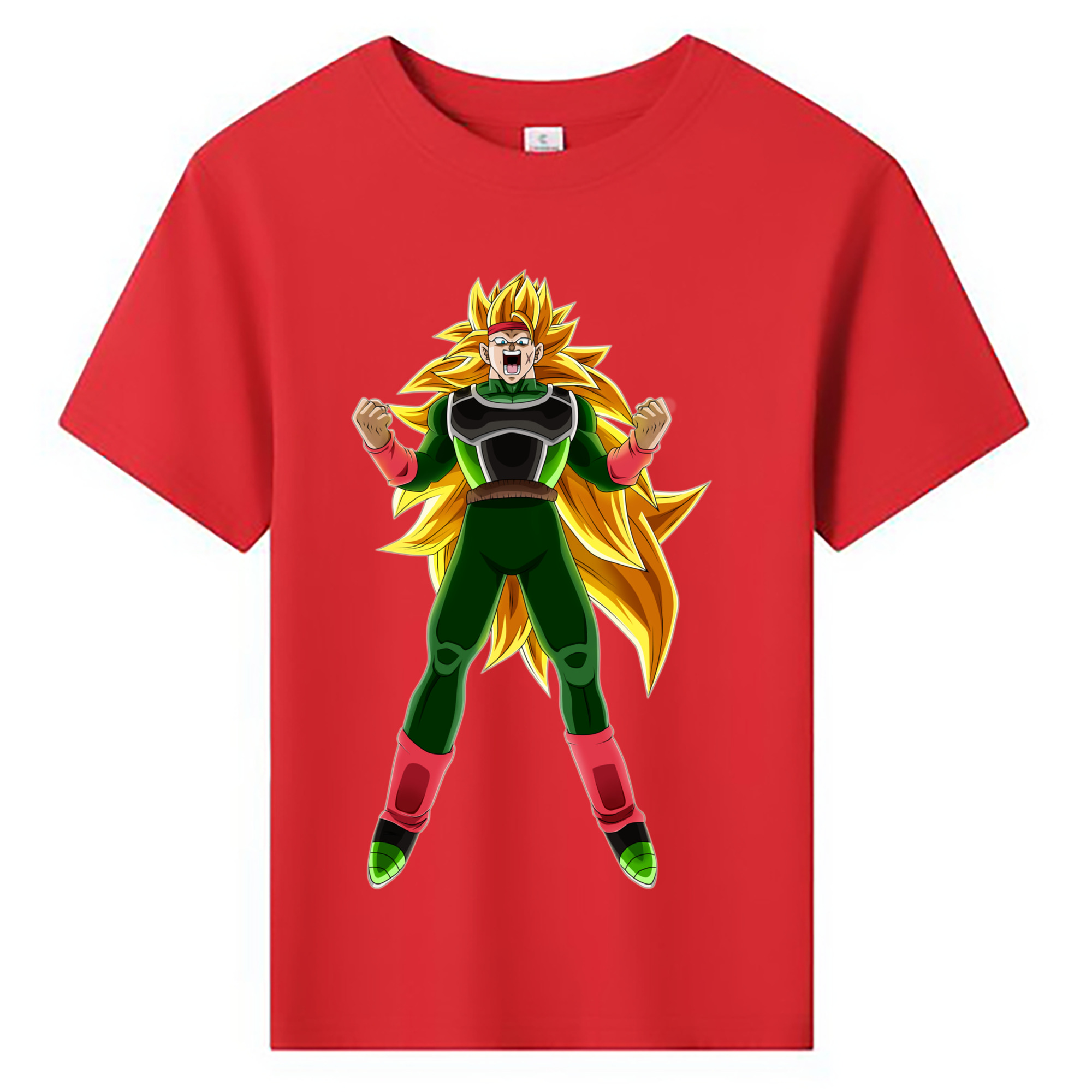 （画像用） ドラゴンボール ブロリー DRAGON BALL Broli 綿100％キッズTシャツ（フロントプリント）