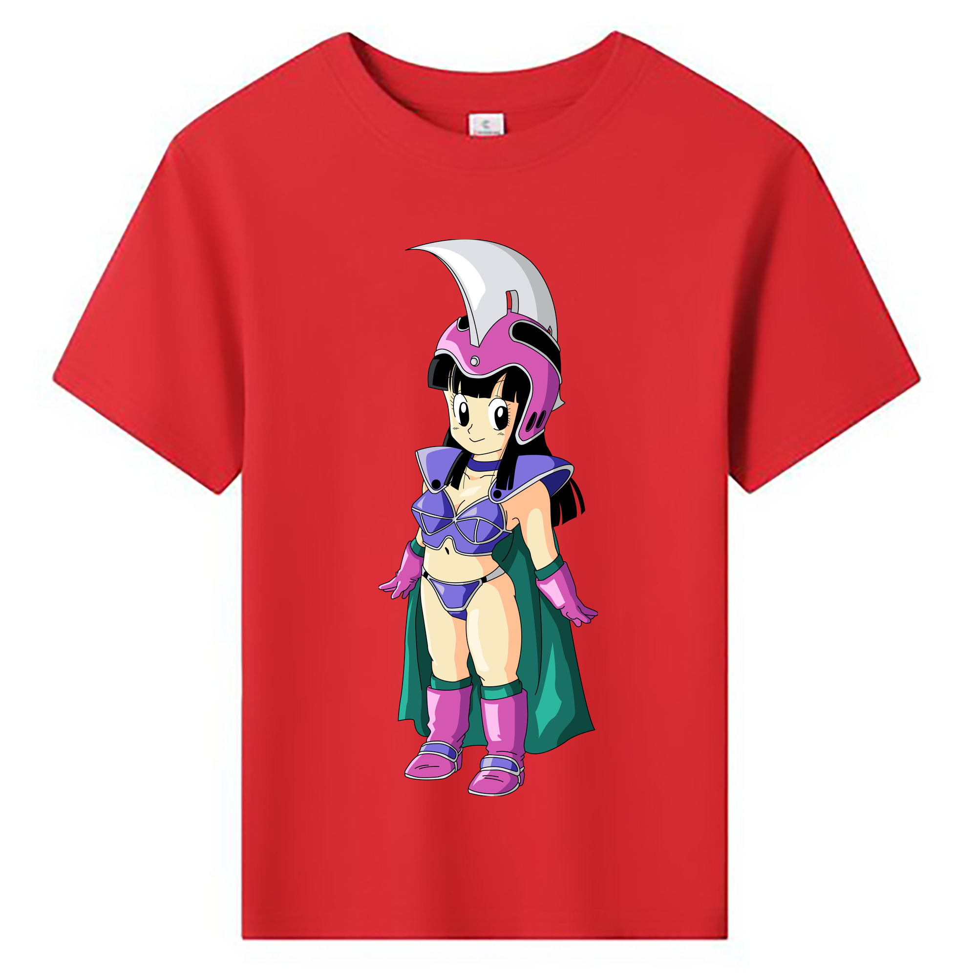 （画像用） ドラゴンボール チチ DRAGON BALL Chichi 綿100％キッズTシャツ（フロントプリント）