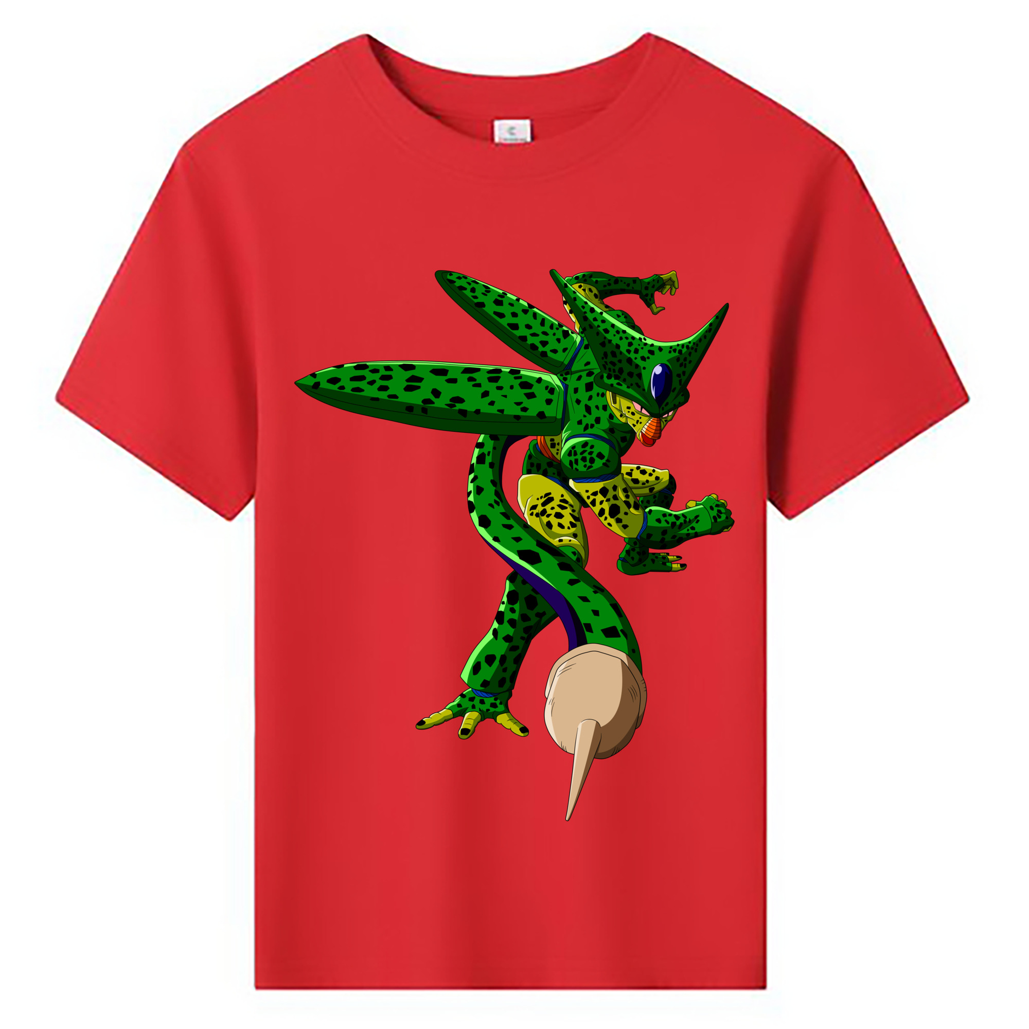 （画像用） ドラゴンボール セル DRAGON BALL Cell 綿100％キッズTシャツ（フロントプリント）